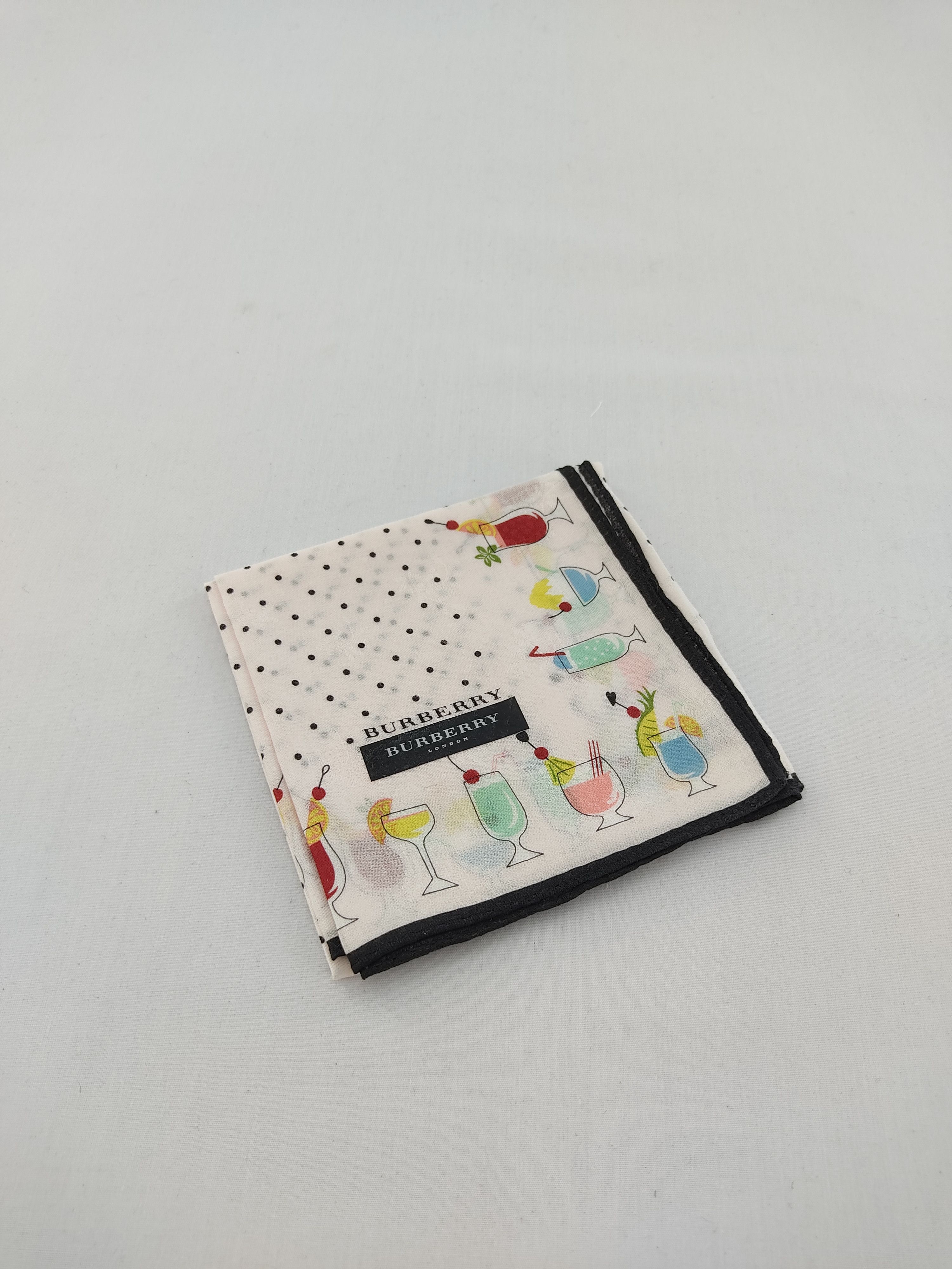 Burberry × Vintage Burberry Handkerchief / Neckwear / Bandana Size ONE SIZE - 2 Thumbnail