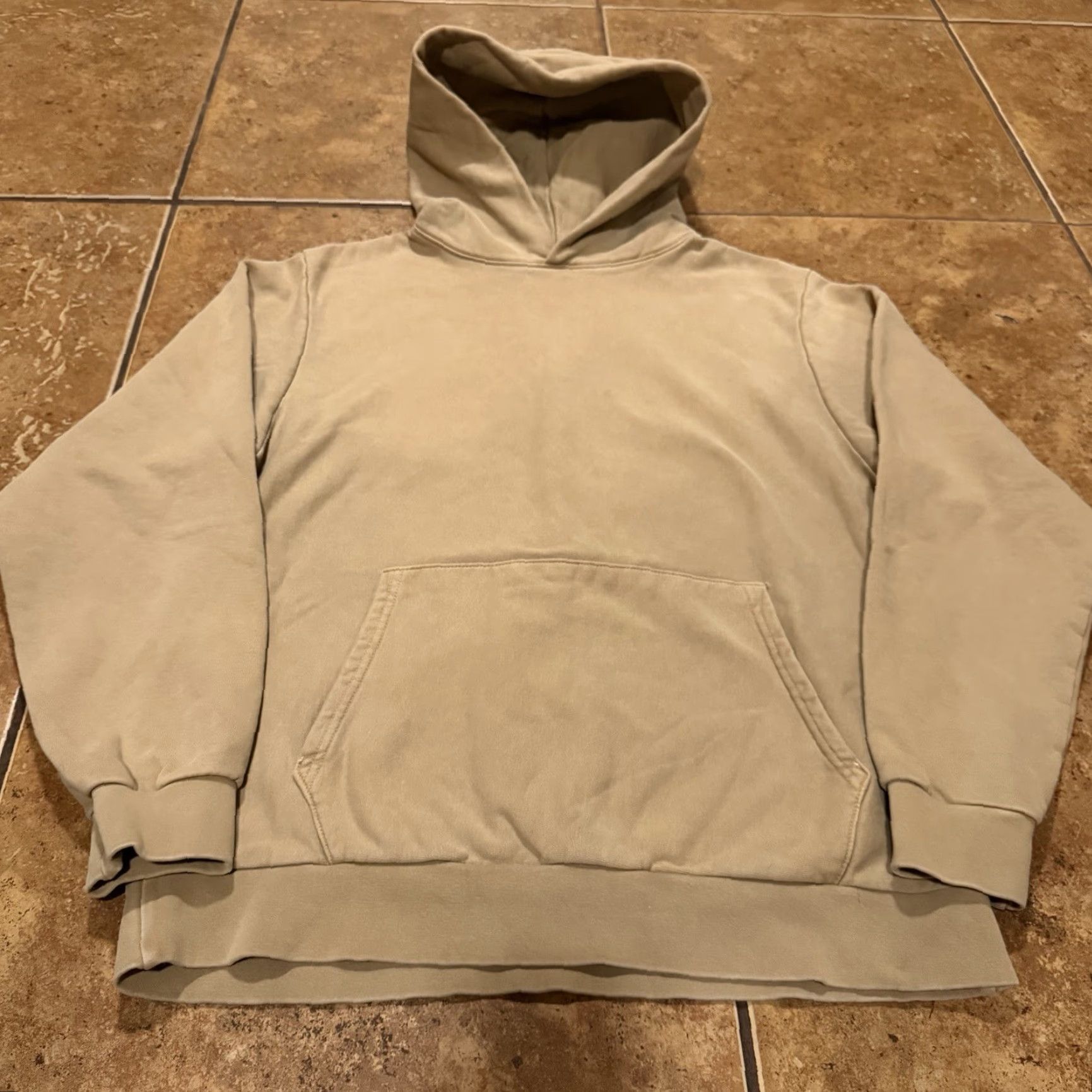 Only NY Only NY Premium Basics Hoodie L Tan Pullover Heavyweight Cotton USA Made Mens Size US L / EU 52-54 / 3 - 2 Thumbnail