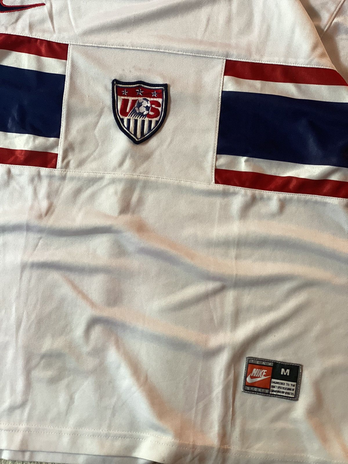 Nike Vintage Nike 1995-1997 USA Home Soccer Jersey Blokcore Size US M / EU 48-50 / 2 - 3 Thumbnail