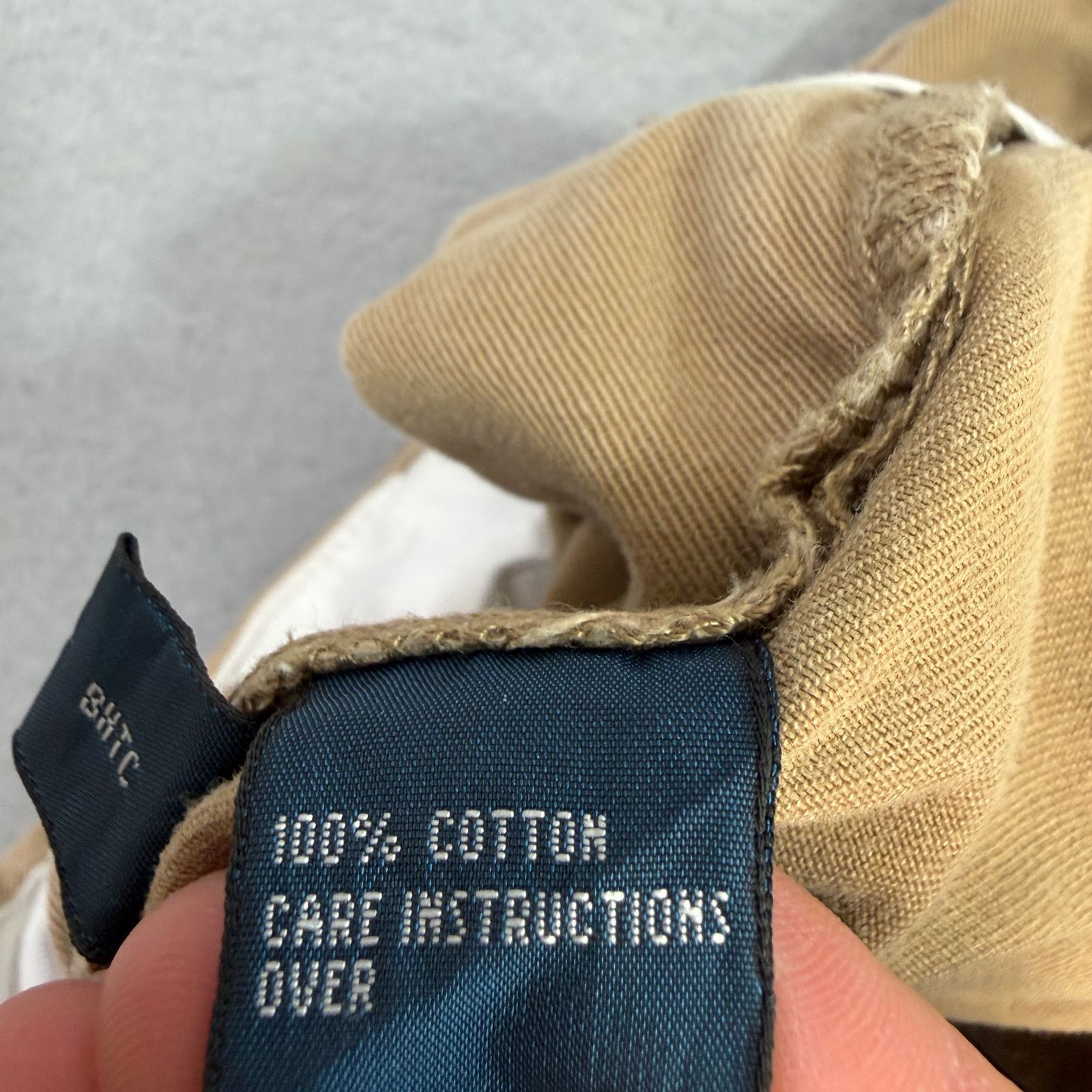 Polo Ralph Lauren Vintage Polo Ralph Lauren Chino Pants Men's 35x32 Tan Khaki Size US 35 - 7 Thumbnail