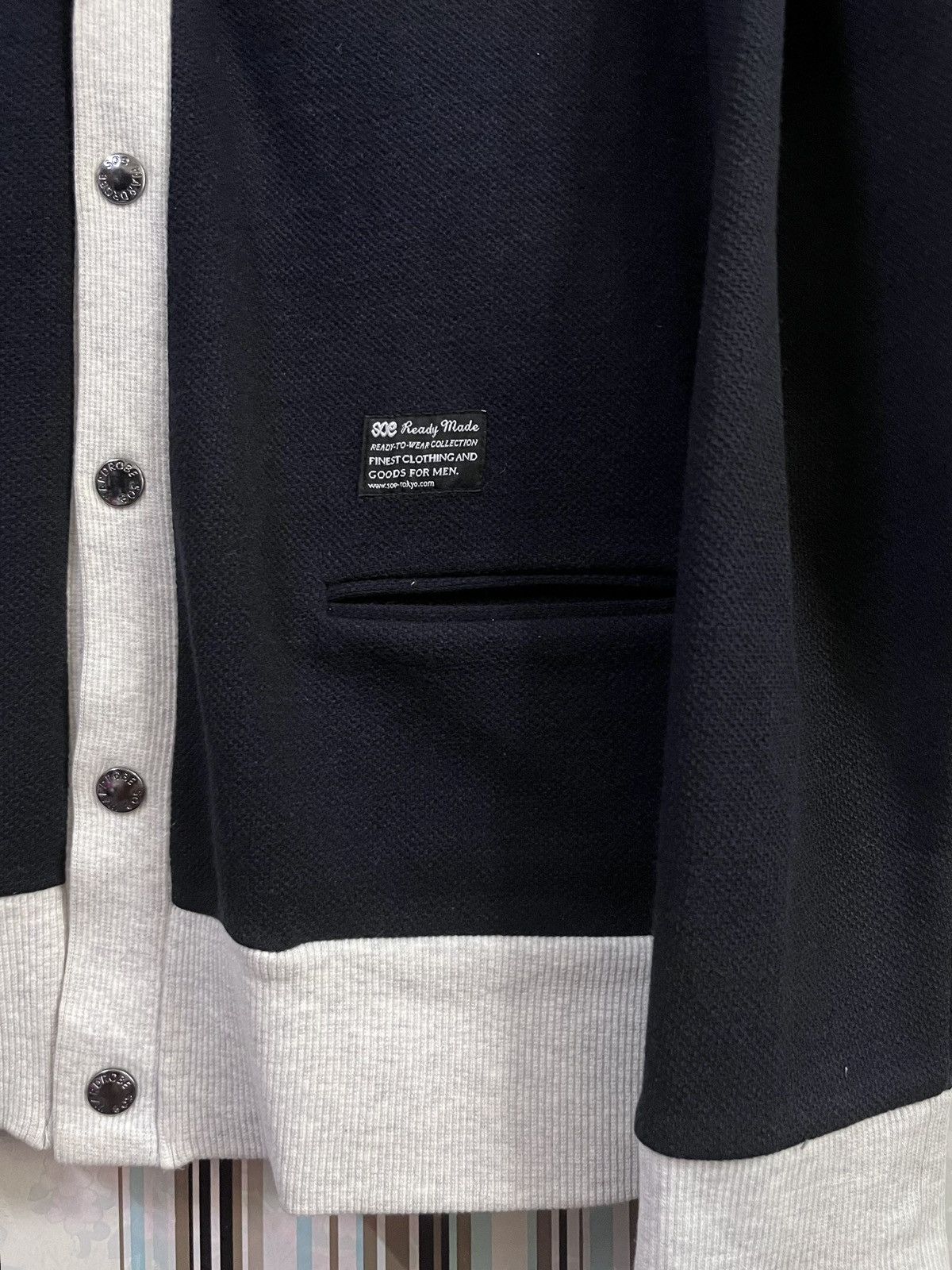 Soe tokyo two tone cardigan readymade edition #A Size US S / EU 44-46 / 1 - 6 Thumbnail