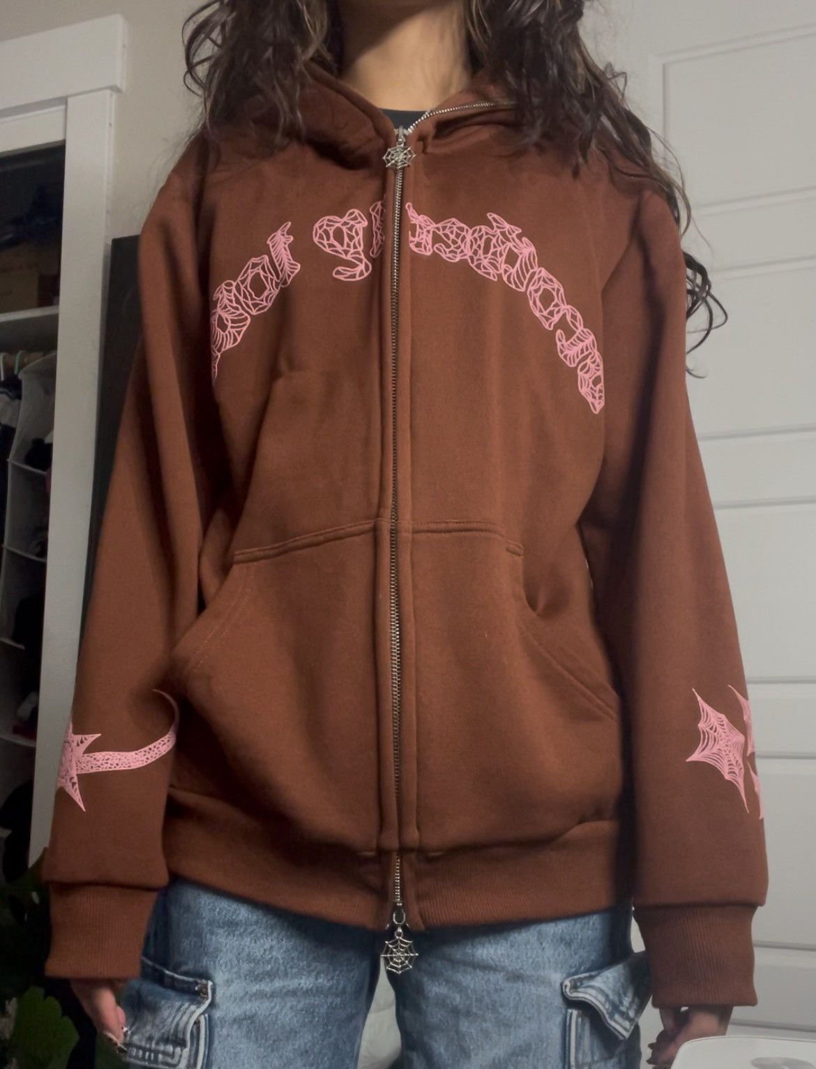 Brotherly Love Brotherly love Pink & Brown Zip-Up Size US M / EU 48-50 / 2 - 2 Thumbnail