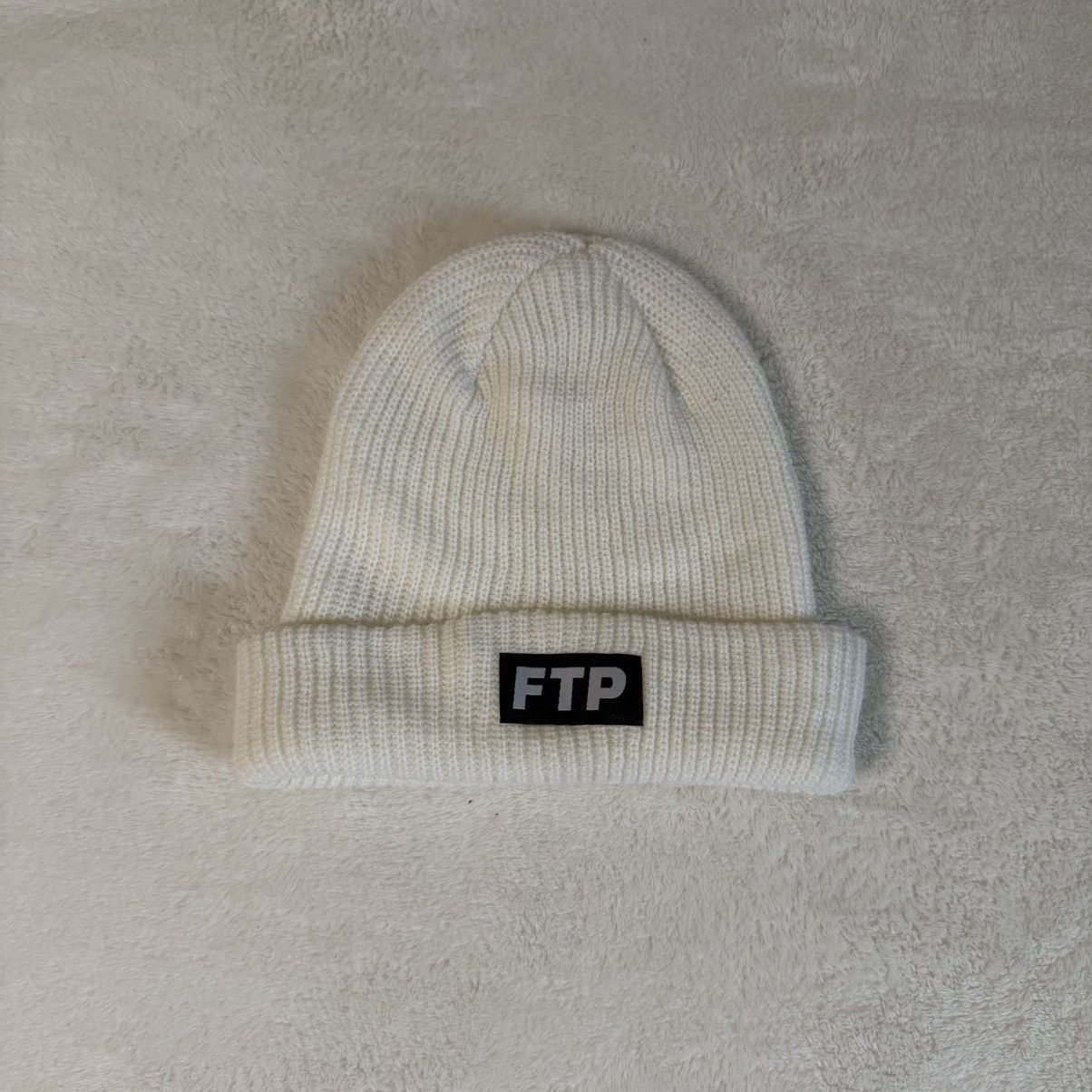 Fuck The Population FTP Beanie White Size ONE SIZE - 1 Thumbnail