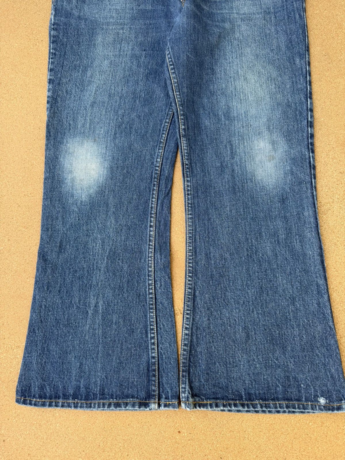 Levi's Vtg 70’s Levi’s 646 Orange Tab Bellbottom Flare Jeans 36x28 Size US 36 / EU 52 - 3 Thumbnail