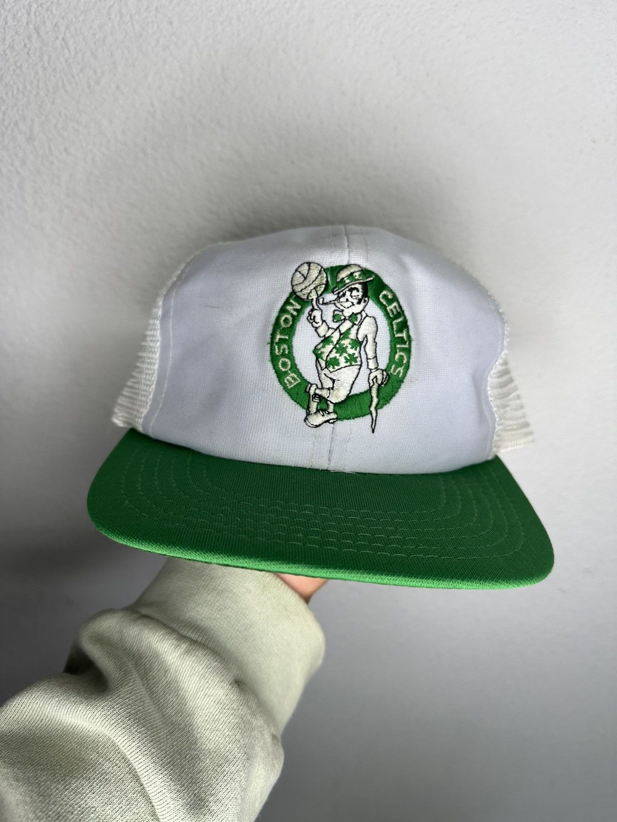 NBA 90s Boston Celtics trucker hat Size ONE SIZE - 1 Thumbnail