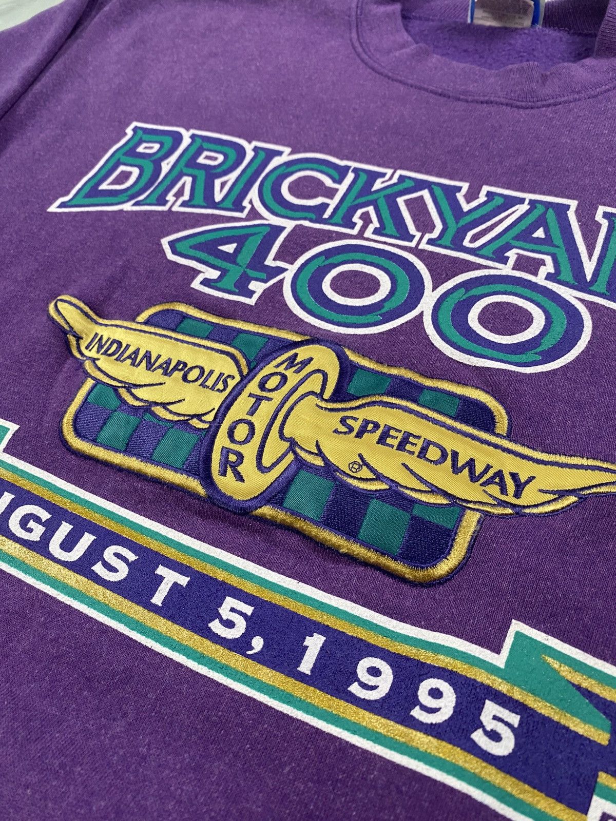 Midwest Kids Vintage 1995 Indianapolis Motor Speedway Crewneck Size US L / EU 52-54 / 3 - 3 Thumbnail