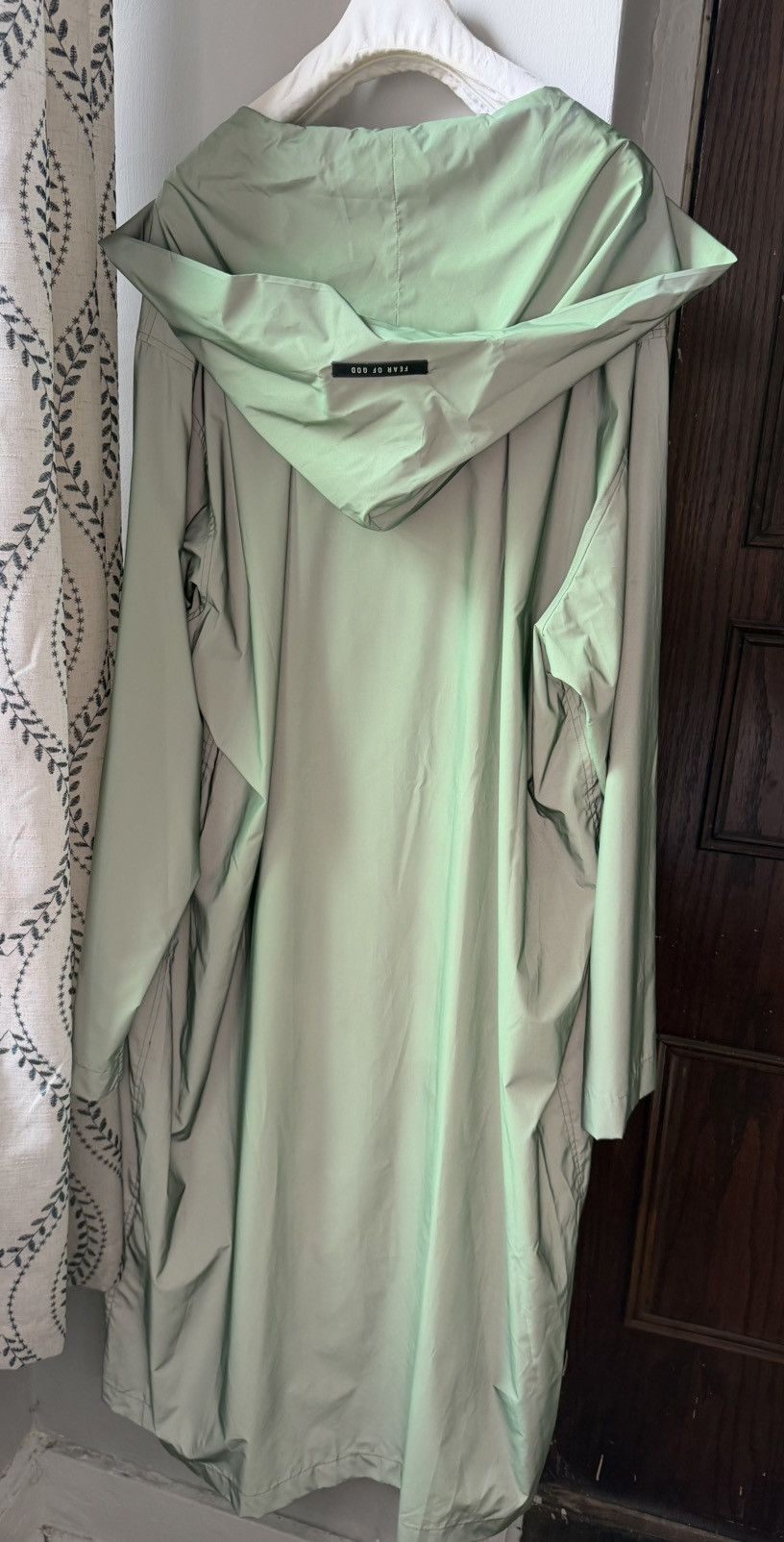 Fear of God FOG iridescent reflective nylon hooded raincoat, L, USA Size US L / EU 52-54 / 3 - 8 Thumbnail
