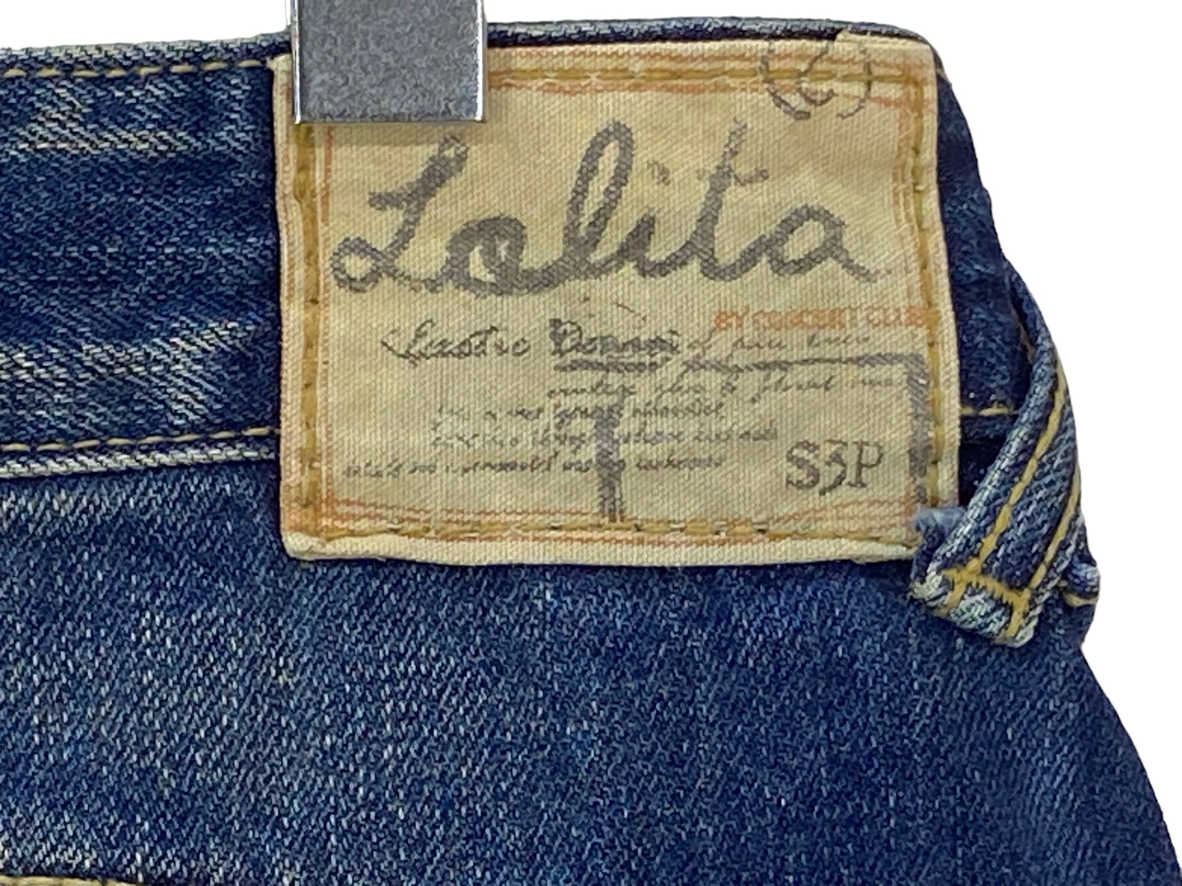 Japanese Brand Lolita Jeans Embellished Pants New Age Cowboys Size 31" - 8 Thumbnail