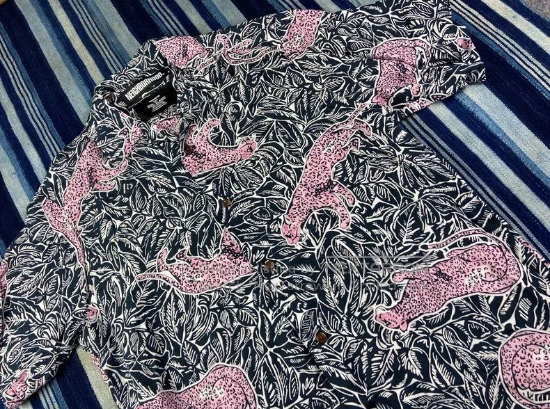Neighborhood Neighborhood 19SS Retro Hawaiian Shirt Pink Panther Classi Size US XL / EU 56 / 4 - 4 Thumbnail