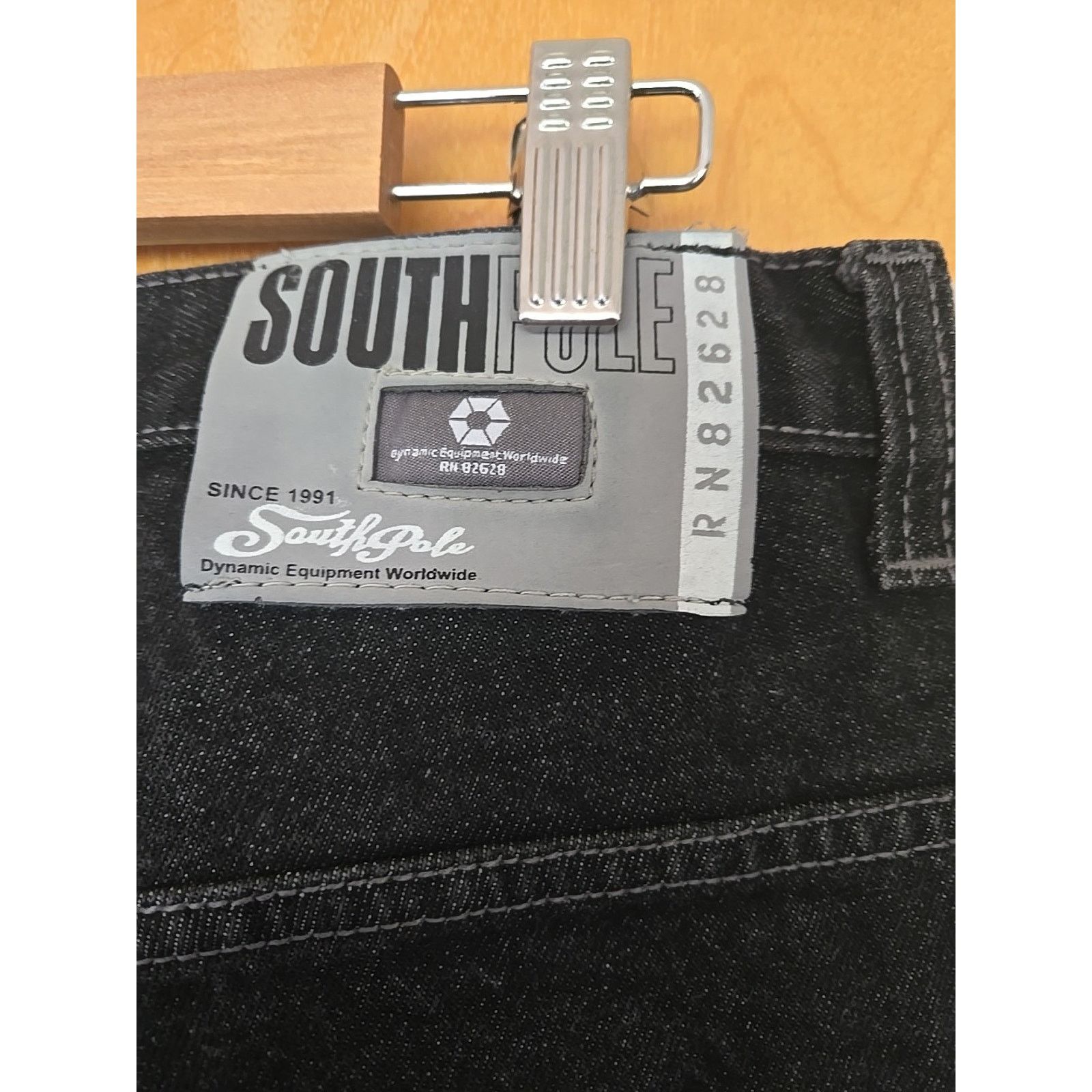 Southpole Vintage Southpole Jeans Mens 32x32 Black Baggy Grunge Y2K Size US 32 / EU 48 - 2 Thumbnail
