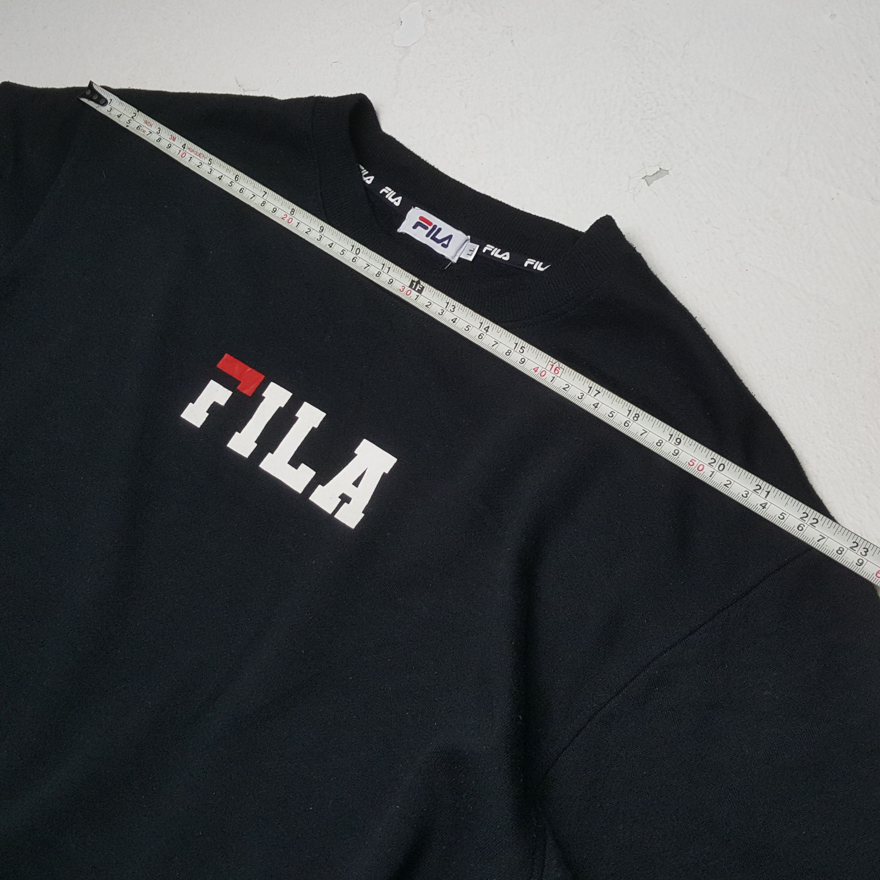 Fila × Vintage FILA Center Spellout Design Sports Brand Sweatshirt Size US L / EU 52-54 / 3 - 4 Thumbnail