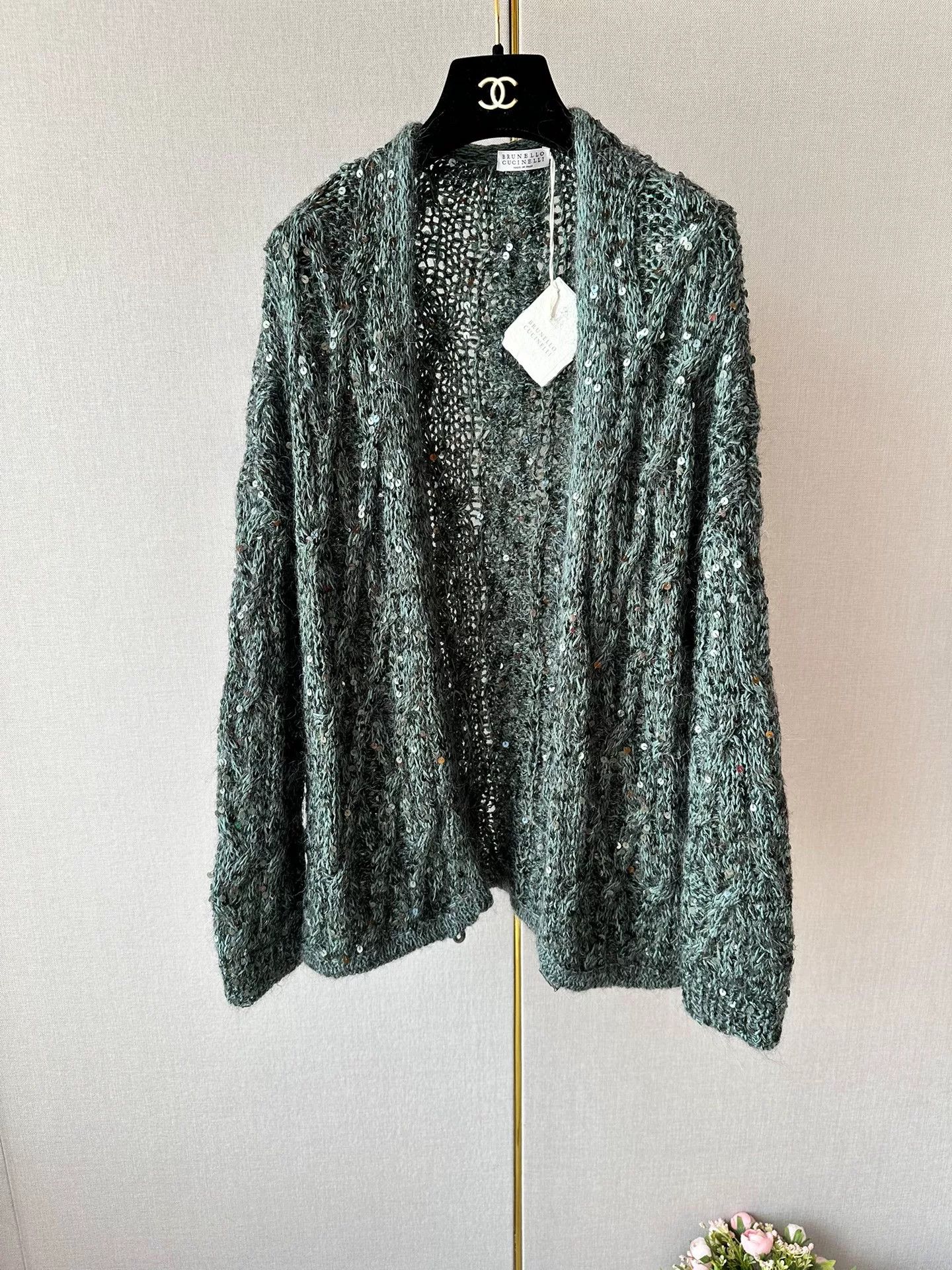 Brunello Cucinelli BC Brand Women's Knit Coat Size M / US 6-8 / IT 42-44 - 1 Thumbnail