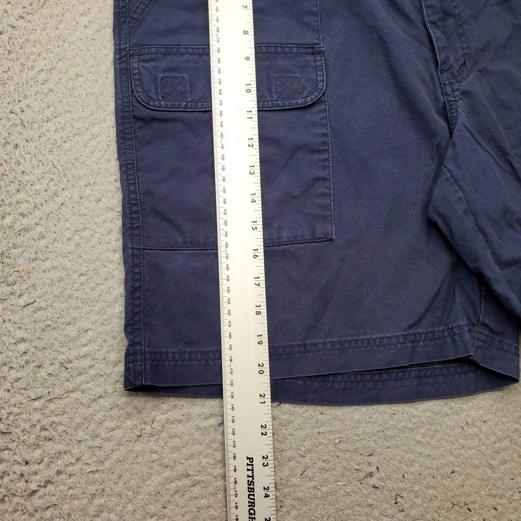 Eddie Bauer Eddie Bauer Cargo Shorts Mens 42 Navy Authentic Outdoor Utility Pocket High Rise Shirt? Size US 42 / EU 58 - 4 Thumbnail