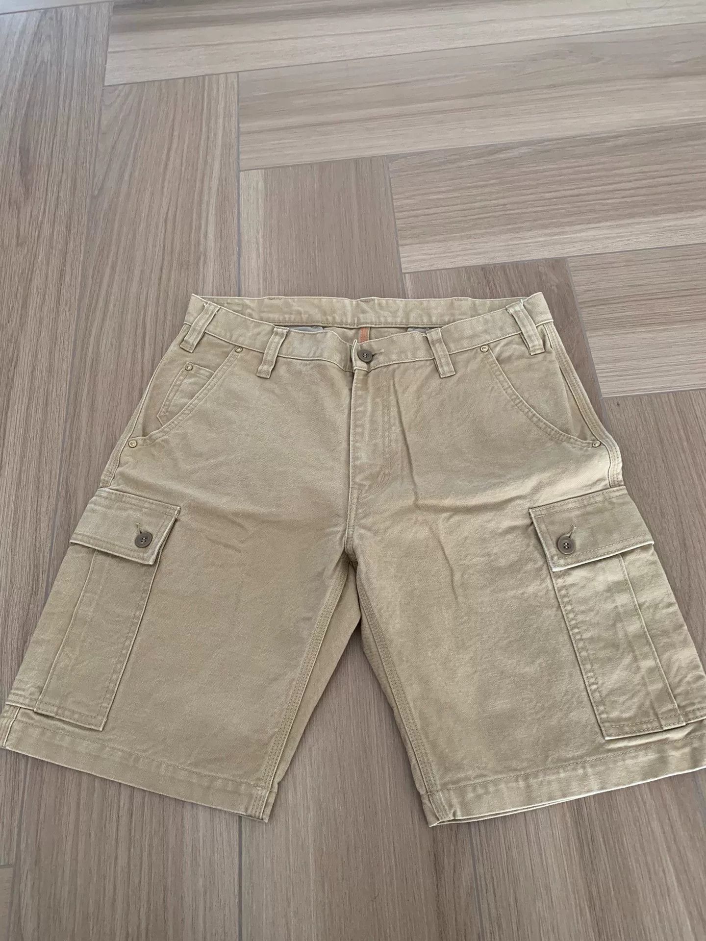 iron heart cargo shorts in lightweight fabric