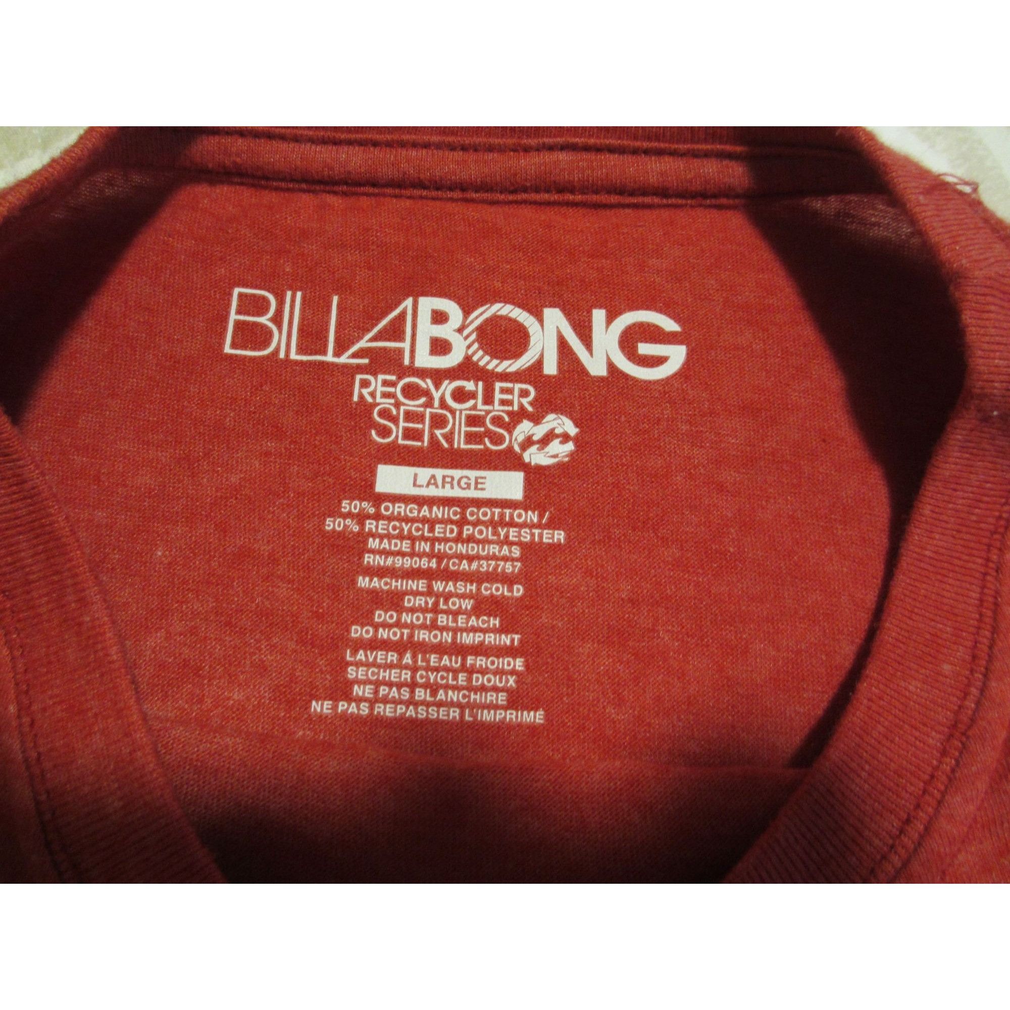 Billabong Billabong Mens Red Recycler Series Organic Cotton & Recycled Size US L / EU 52-54 / 3 - 4 Thumbnail