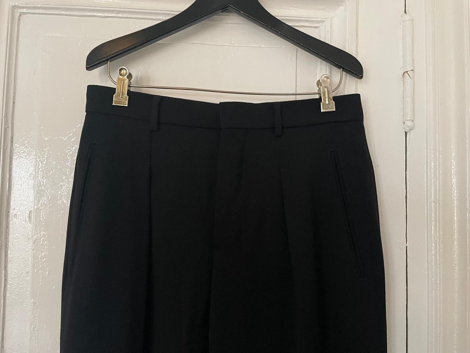 AMI AMI black Wool pants Size 28" / US 6 / IT 42 - 4 Thumbnail