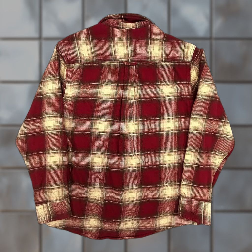 Orvis Orvis Shirt Jacket Mens Medium Red Plaid Flannel Lined Insulated Warm Outdoor Featured Pockets Button Front Casual Workwear Jacket Size US M / EU 48-50 / 2 - 1 Thumbnail
