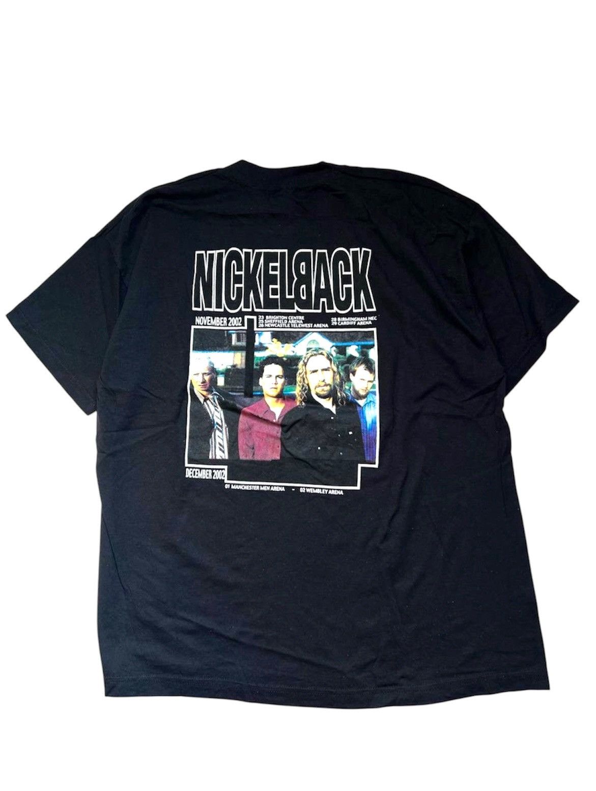 Band Tees Vintage Nickelback 2002 silver side up black t shirt Size US L / EU 52-54 / 3 - 3 Thumbnail