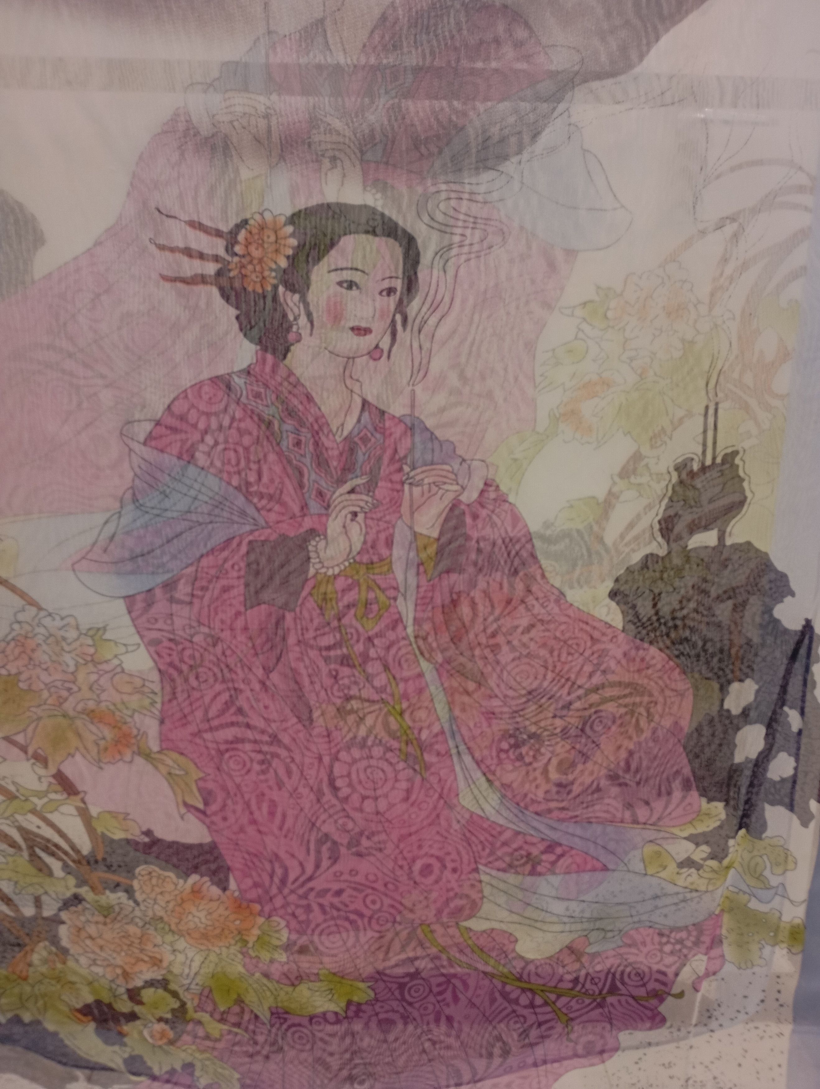 Japanese Brand Japanese Geisha Scarves Scarf Size ONE SIZE - 2 Thumbnail