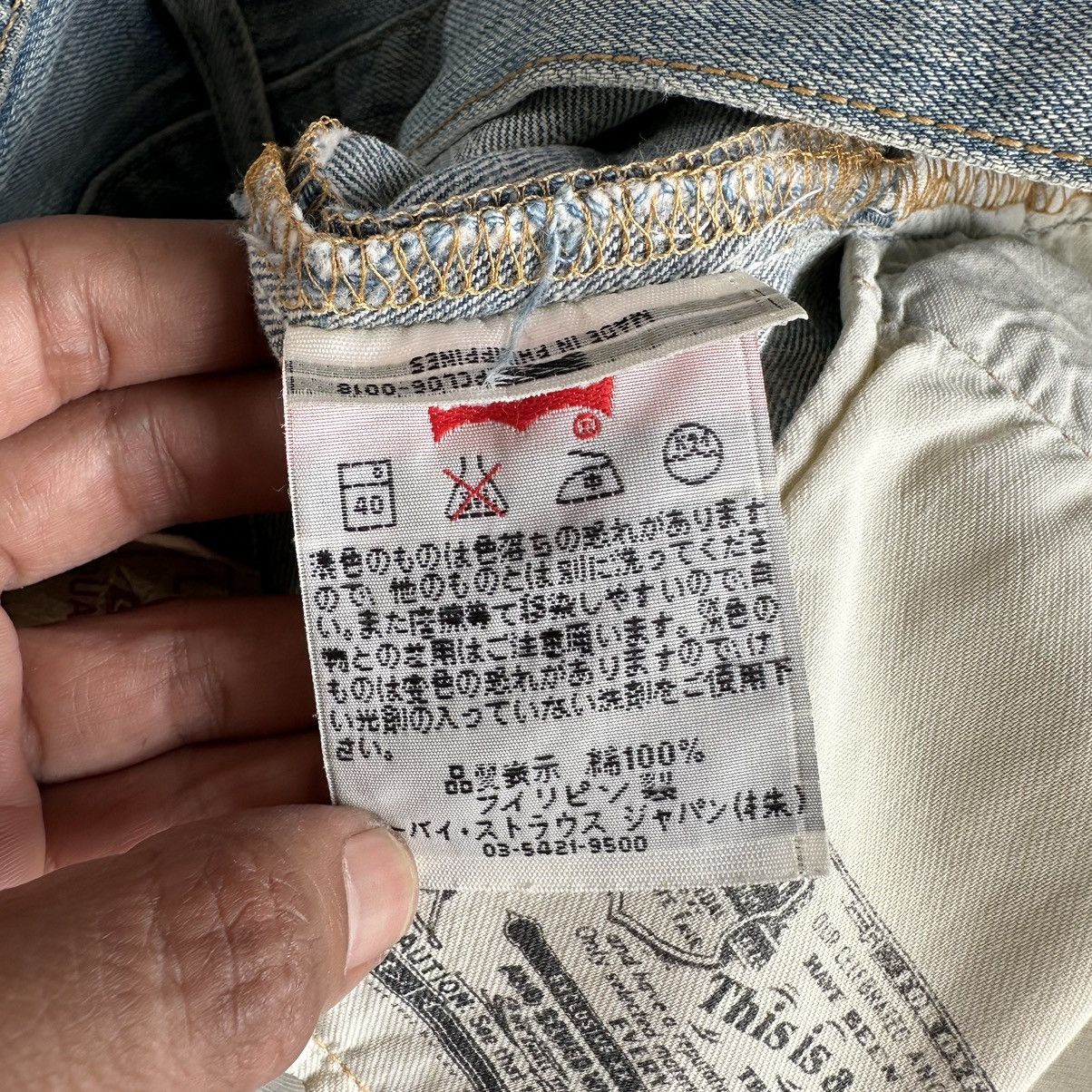 Levi's Levis 501 Distressed Faded Vintage Denim 36x30 D581 Size US 36 / EU 52 - 18 Thumbnail