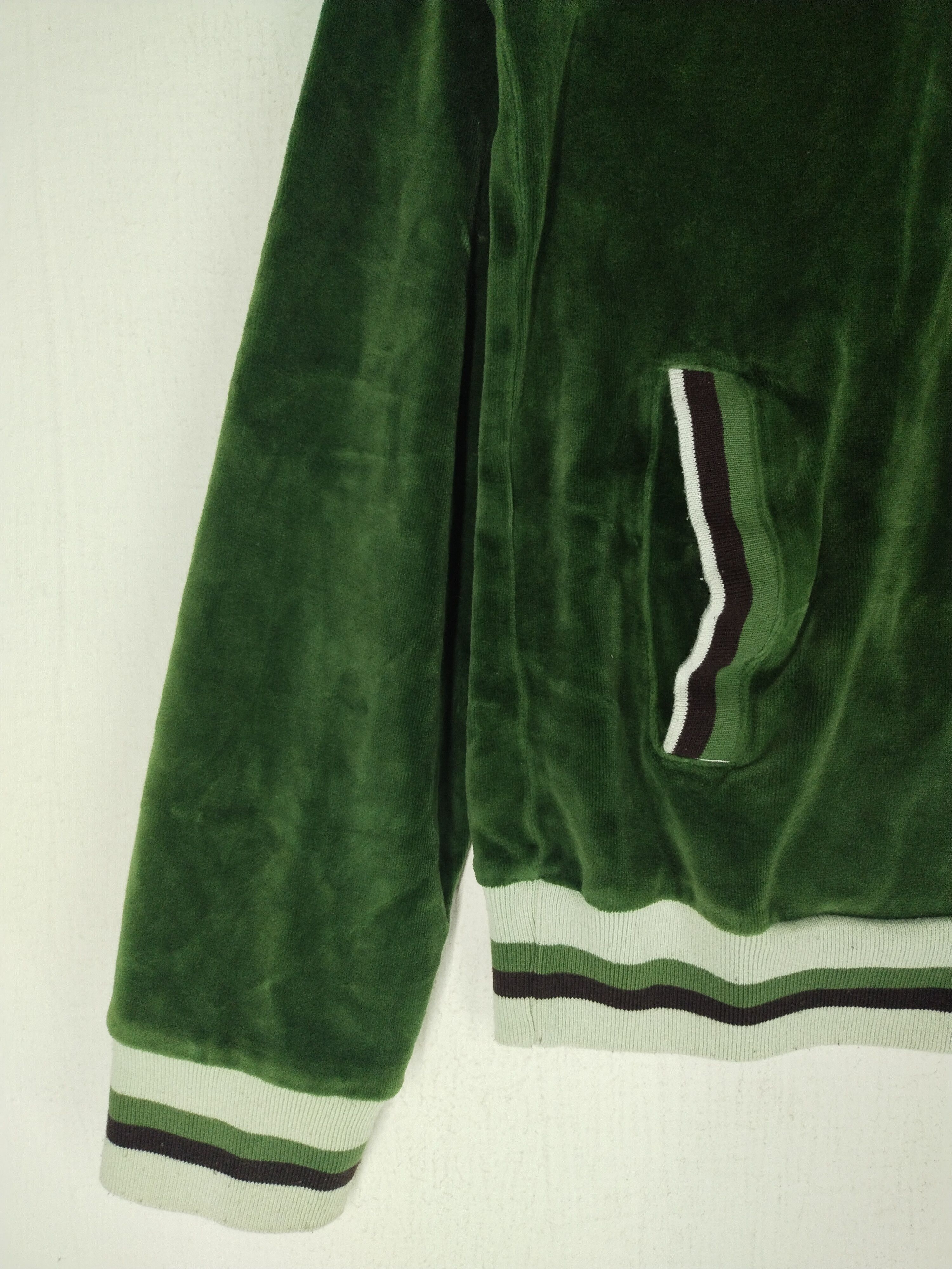 Blue Blue Japan Vintage Green Corduroy Zipper Gaijin Made Sweater Size US M / EU 48-50 / 2 - 3 Thumbnail