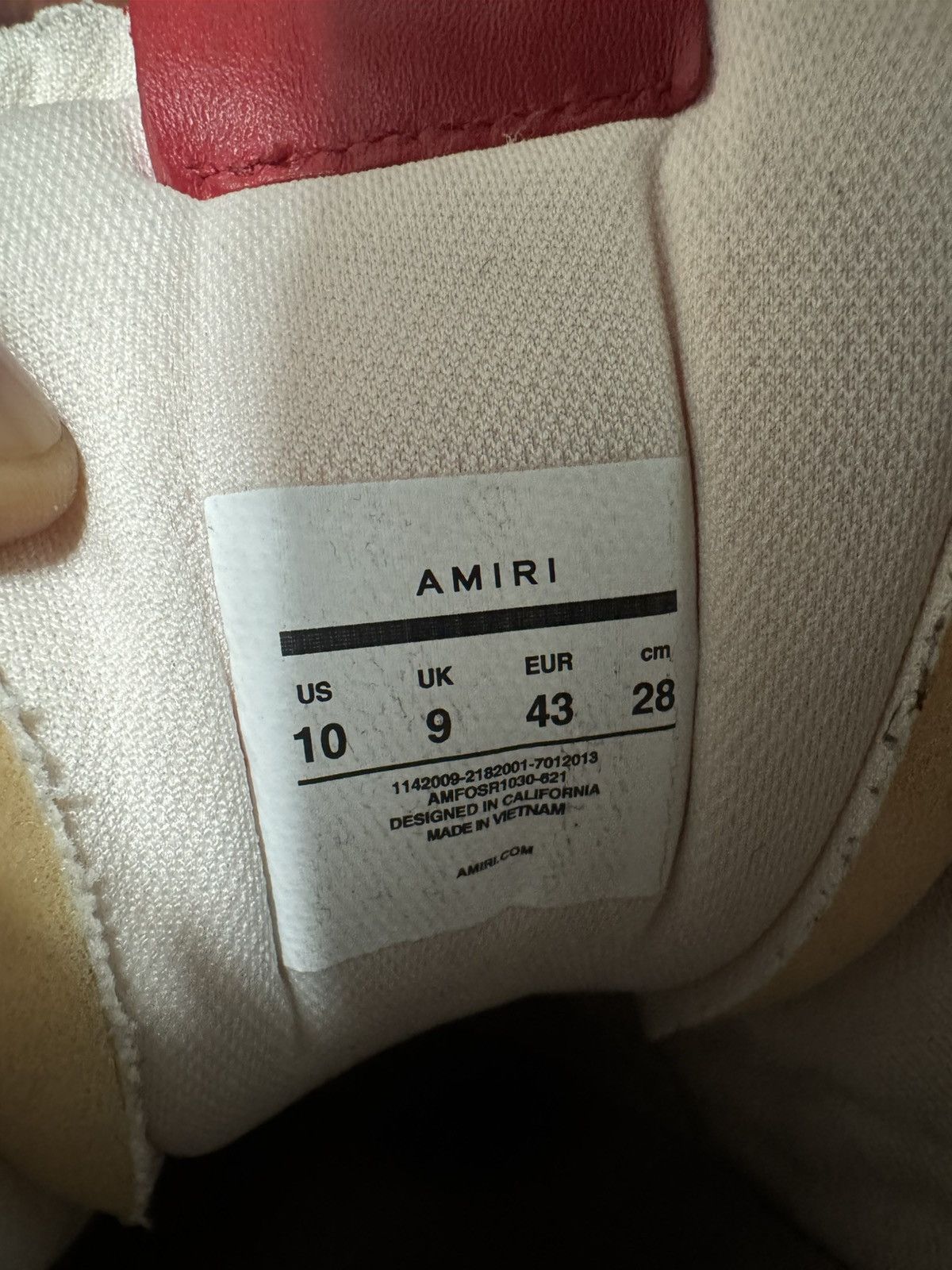Amiri Amiri Skel Size US 9 / EU 42 - 8 Thumbnail
