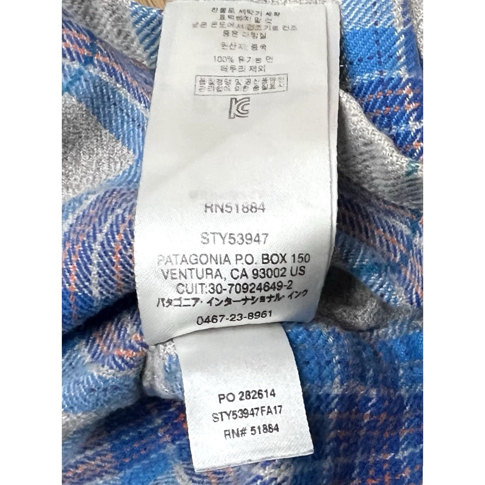 Patagonia Patagonia Shirt Men M Plaid Flannel Organic Cotton Gray Teal 53947 Button-Up Size US M / EU 48-50 / 2 - 7 Thumbnail