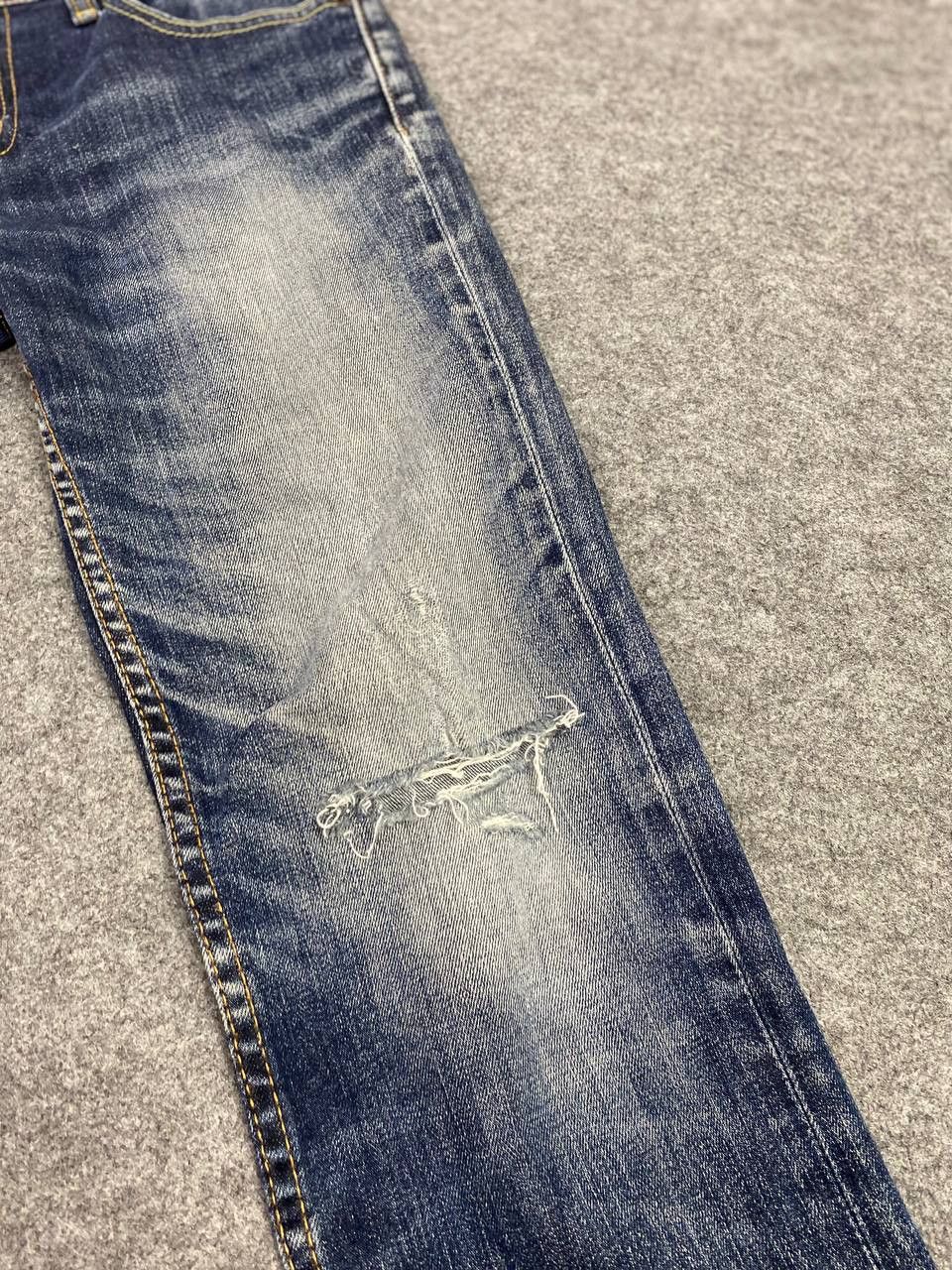 Levi's levis 511 slim distressed denim nice design Size US 32 / EU 48 - 11 Thumbnail