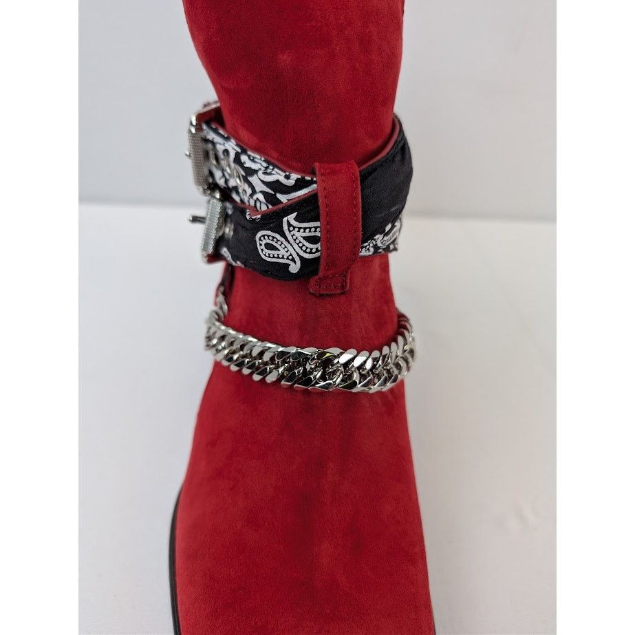 Amiri o1rshd1 Q:2 / Bandana Boots in Merlot Size US 9 / EU 42 - 17 Thumbnail