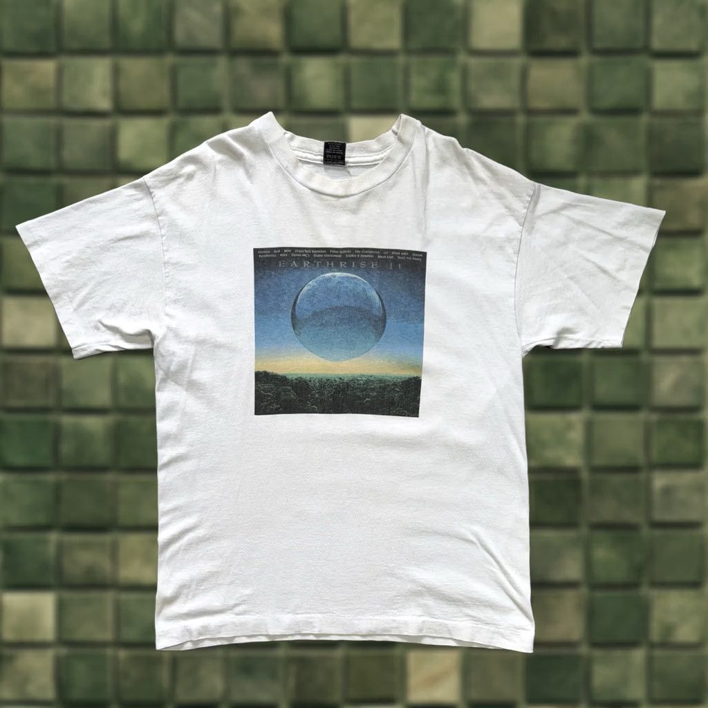 Vintage Rare Vintage Promo Earthrise II Rock / Pop T-shirt White L Shirts Mens Size US L / EU 52-54 / 3 - 1 Thumbnail