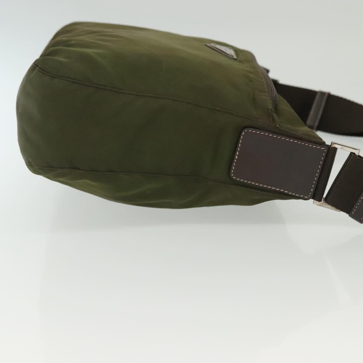 Prada PRADA Shoulder Bag Nylon Khaki Silver Size ONE SIZE - 4 Thumbnail
