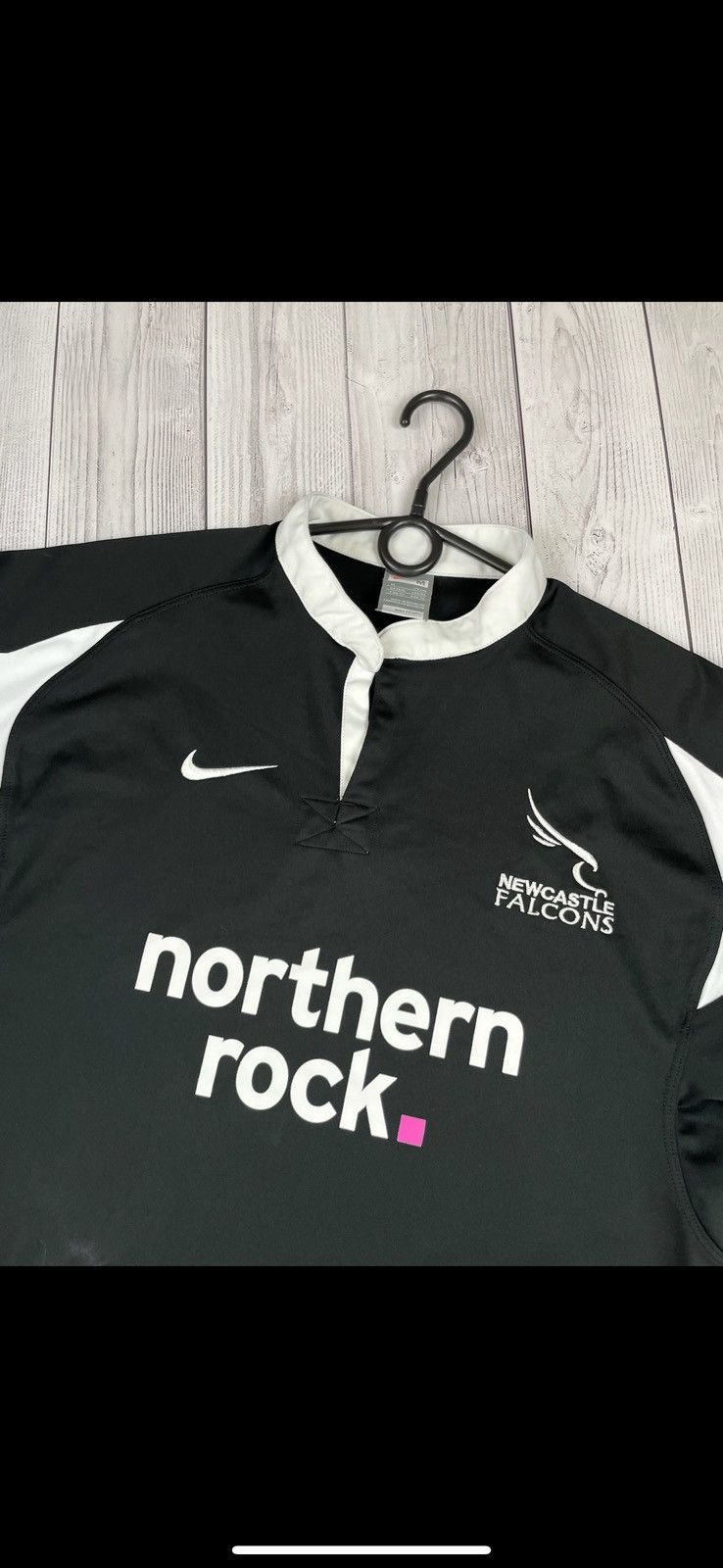 Nike Vintage nike rugby jersey New castle united Falcons rare M Size US M / EU 48-50 / 2 - 2 Thumbnail