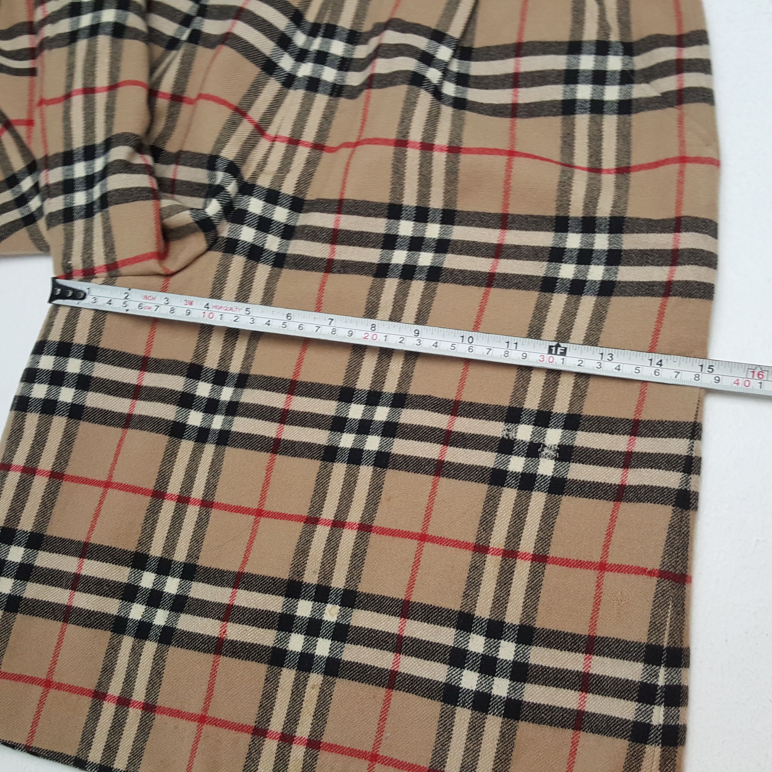Burberry × Vintage BURBERRYS Luxury Brand Nova Check Style Pants Size 27" / US 4 / IT 40 - 7 Thumbnail