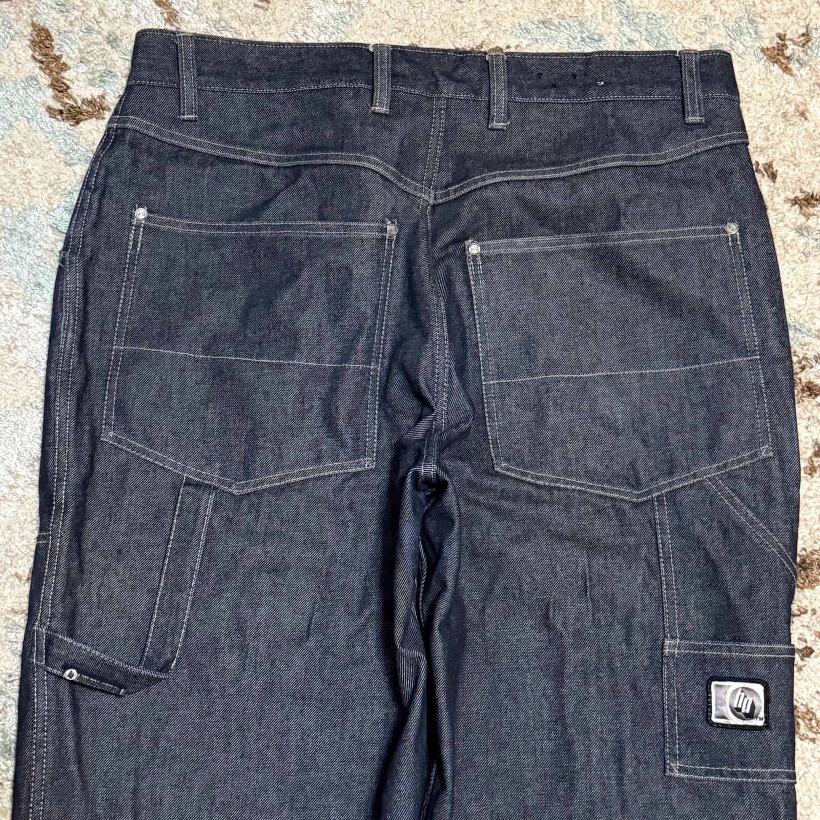 Southpole Hedz Up Baggy Double Knee Carpenter Pants Size 38x33 Y2K Size US 38 / EU 54 - 3 Thumbnail