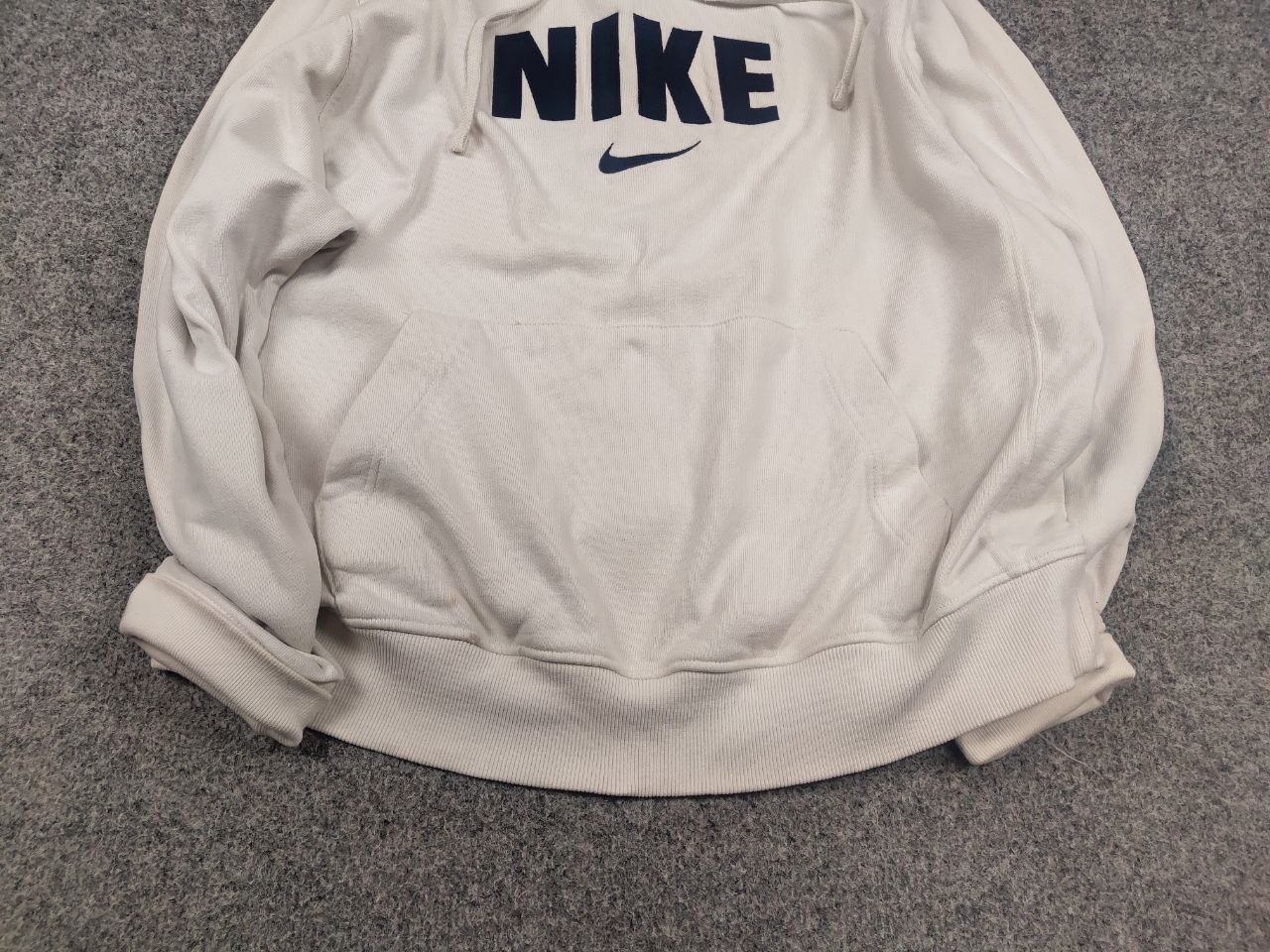 Nike Nike Vintage embroidered big center swoosh logo Beige Hoodie Size US M / EU 48-50 / 2 - 6 Thumbnail