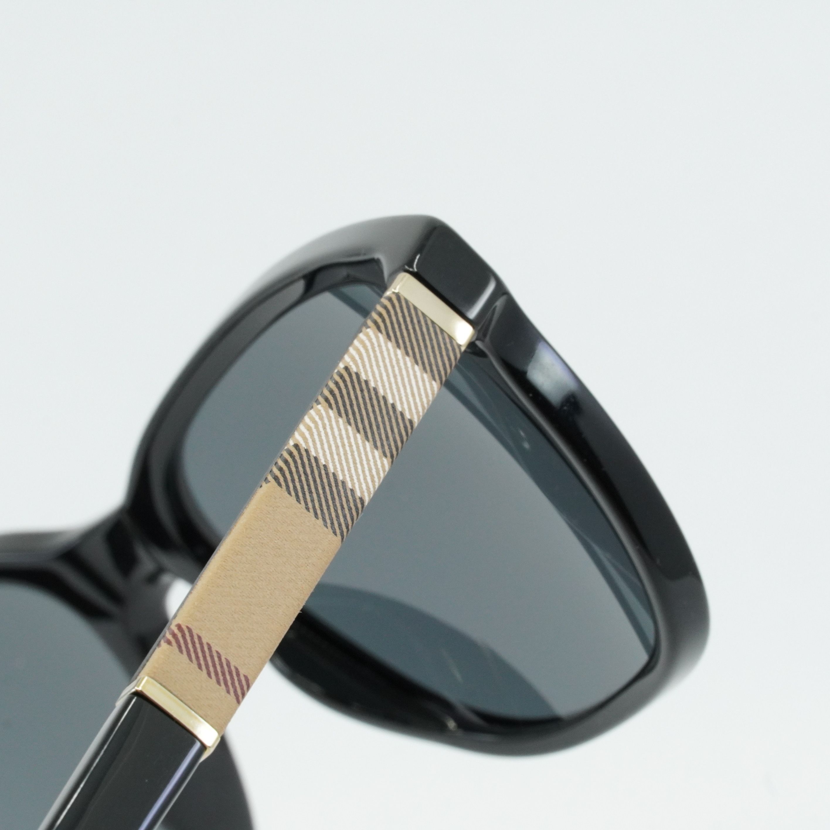 Burberry Burberry BE4181 300187 Men Sunglasses Black Rectangle Frame Size ONE SIZE - 9 Thumbnail