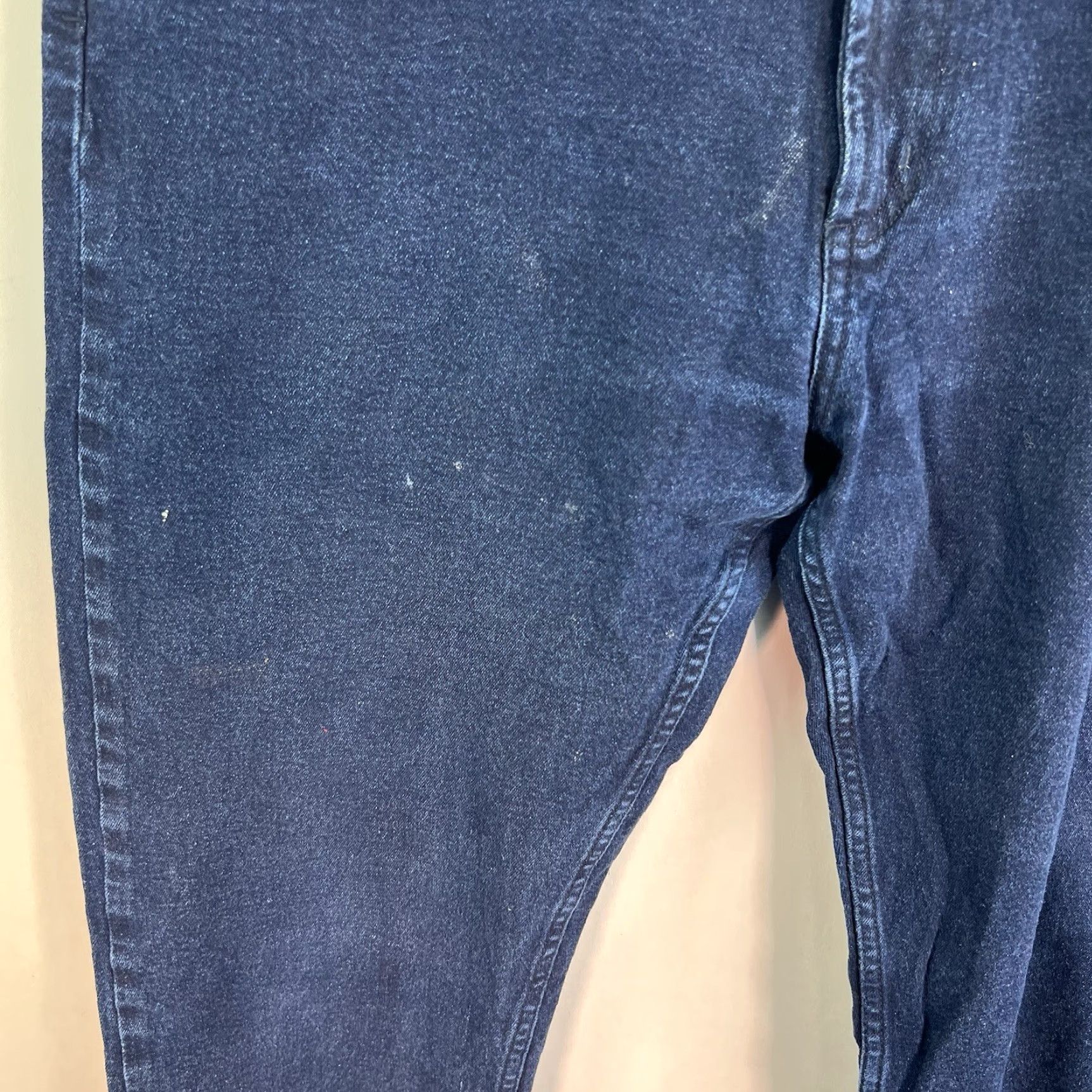 CO Cotton & Co Denim Jeans Mens Size 36 X 31 Blue Distressed Straight 90s Grunge USA 5-Pocket Regular Mens Size US 36 / EU 52 - 5 Thumbnail