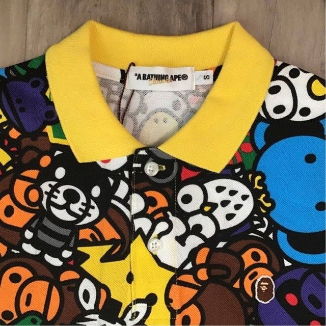 Bape BAPE Milo Animal Safari Polo Shirt a bathing ape NIGO Size US S / EU 44-46 / 1 - 3 Thumbnail