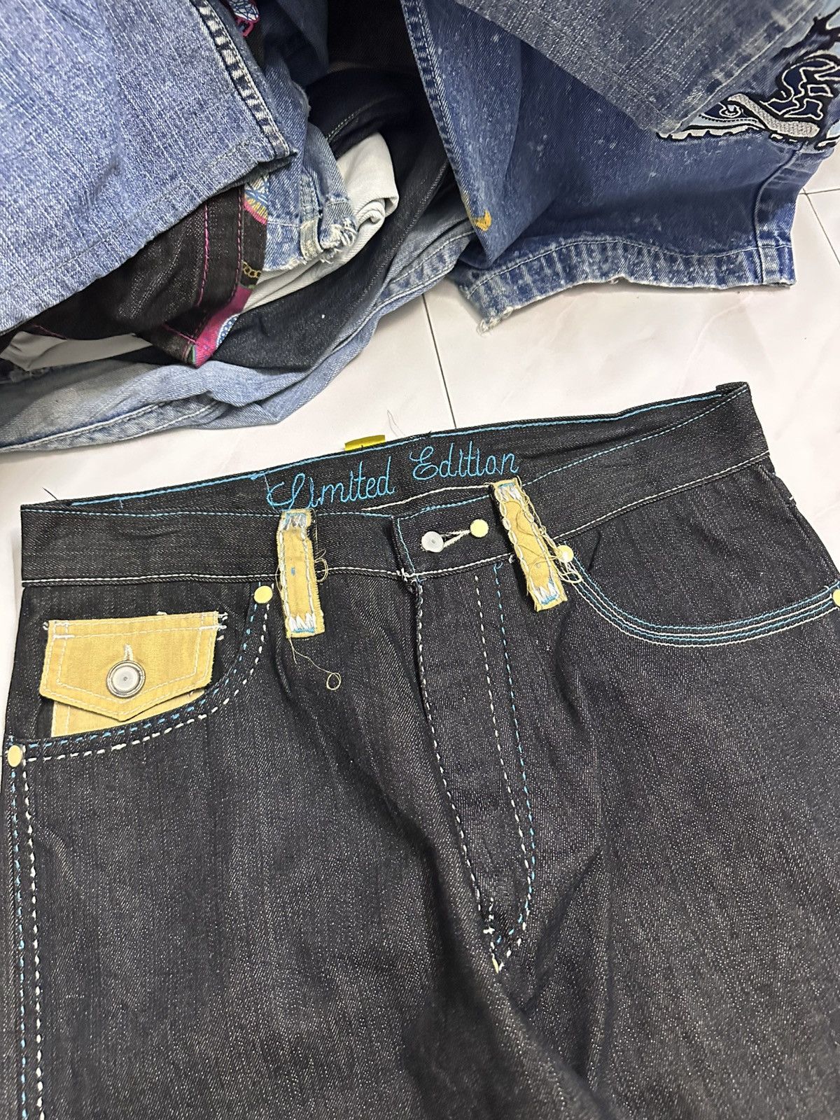 Coogi 2000 Coogi Embroidered Baggy Jeans Y2K Avant Garde Jnco Lgb Size US 34 / EU 50 - 10 Thumbnail