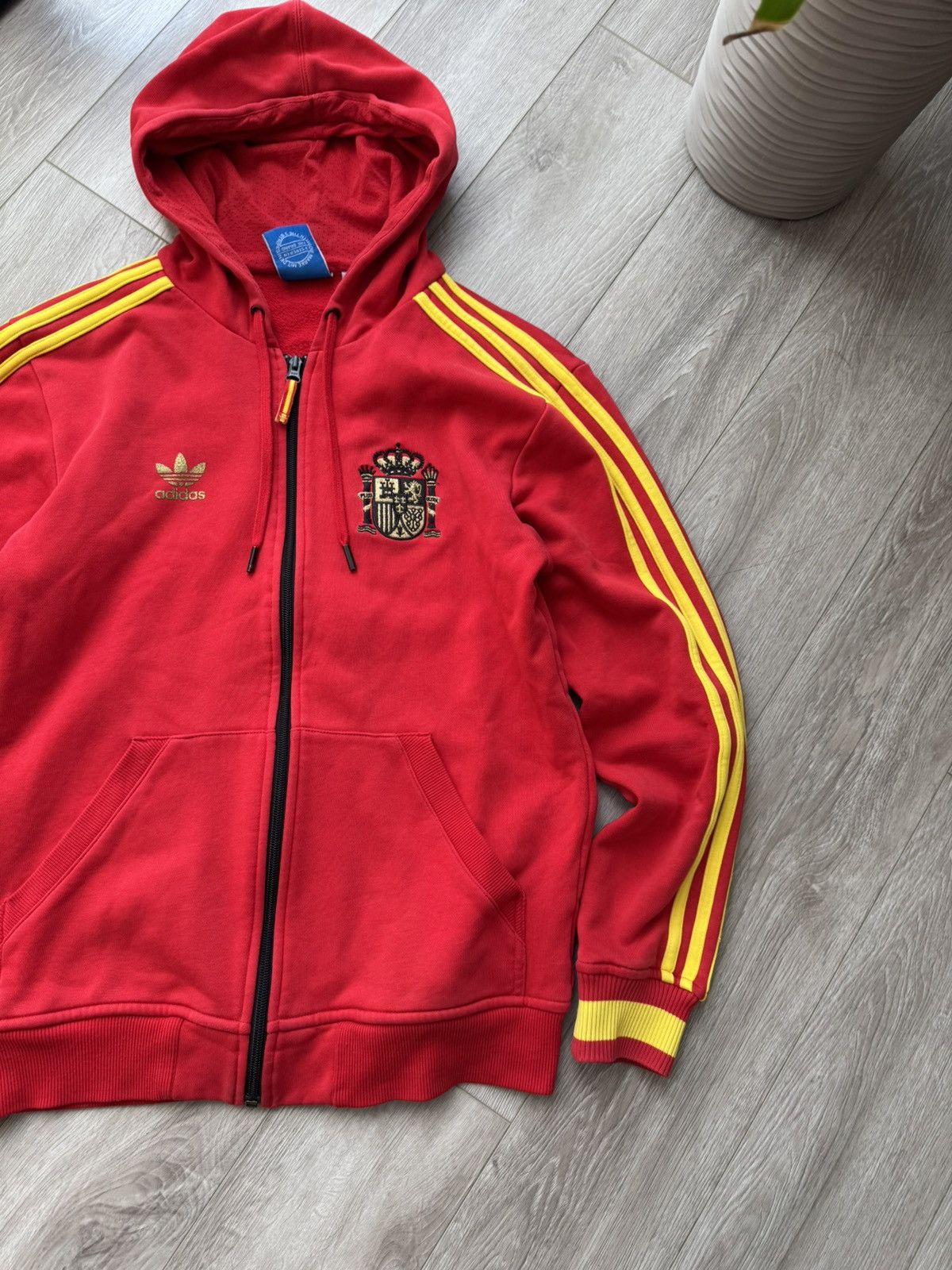 Adidas × Vintage 2011 Spain Adidas Zip Track Jacket Size US S / EU 44-46 / 1 - 3 Thumbnail
