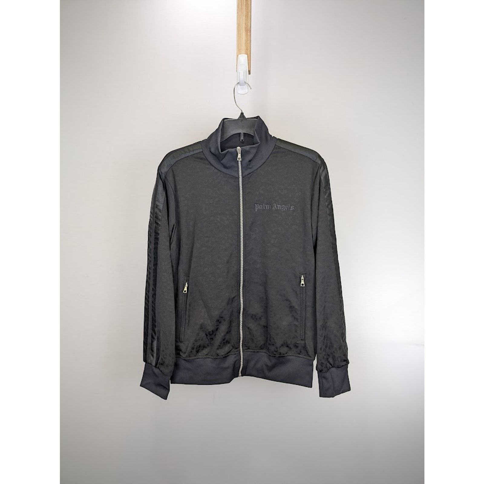 Palm Angels o1rshd1 Tuxedo Leopard Track Jacket in Black White Size US L / EU 52-54 / 3 - 1 Thumbnail