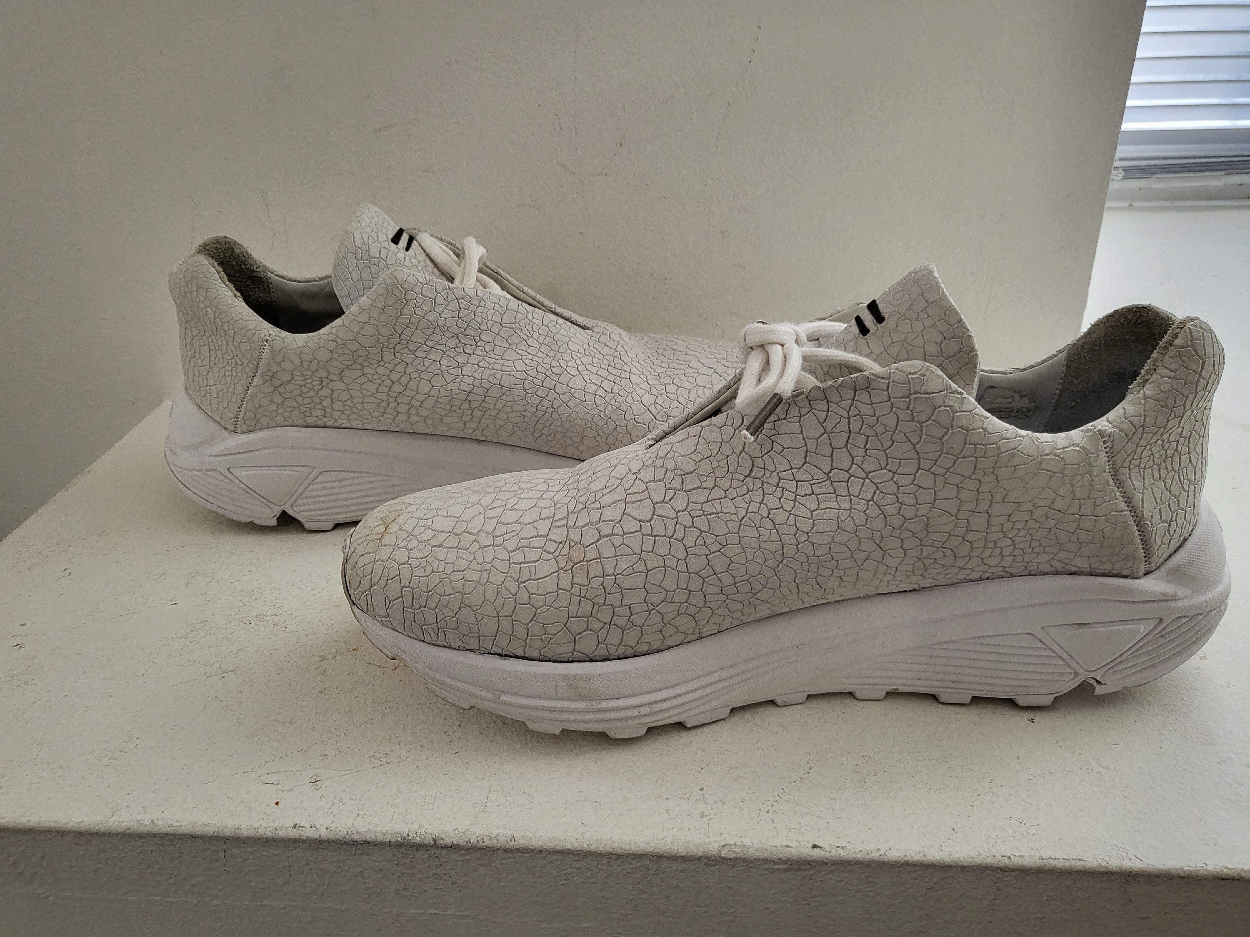The Last Conspiracy "Caleb" cracked leather sneakers Size US 10 / EU 43 - 1 Thumbnail