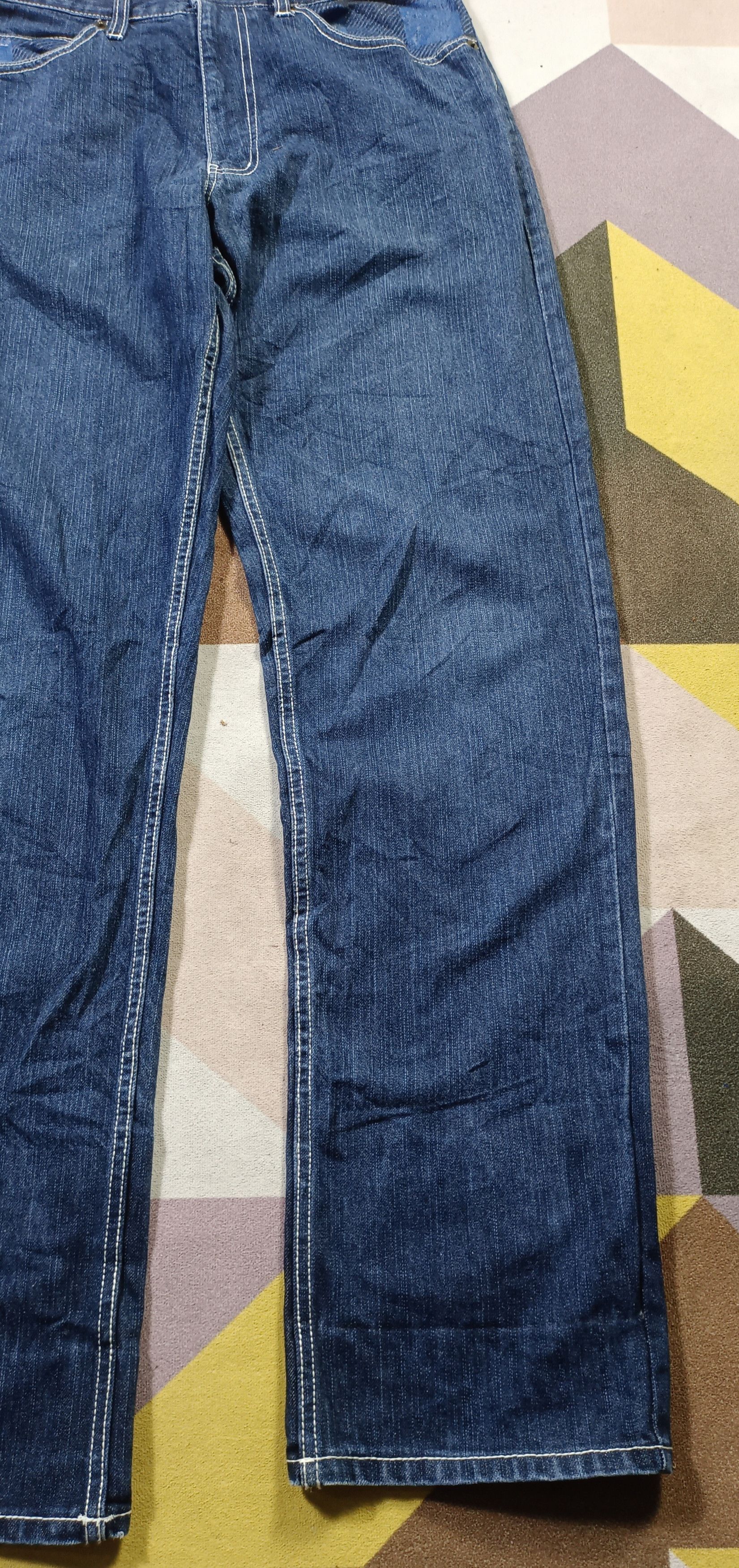 Japanese Brand Nakane Yasu Blok Design Denim style Travis Scott Size US 32 / EU 48 - 6 Thumbnail