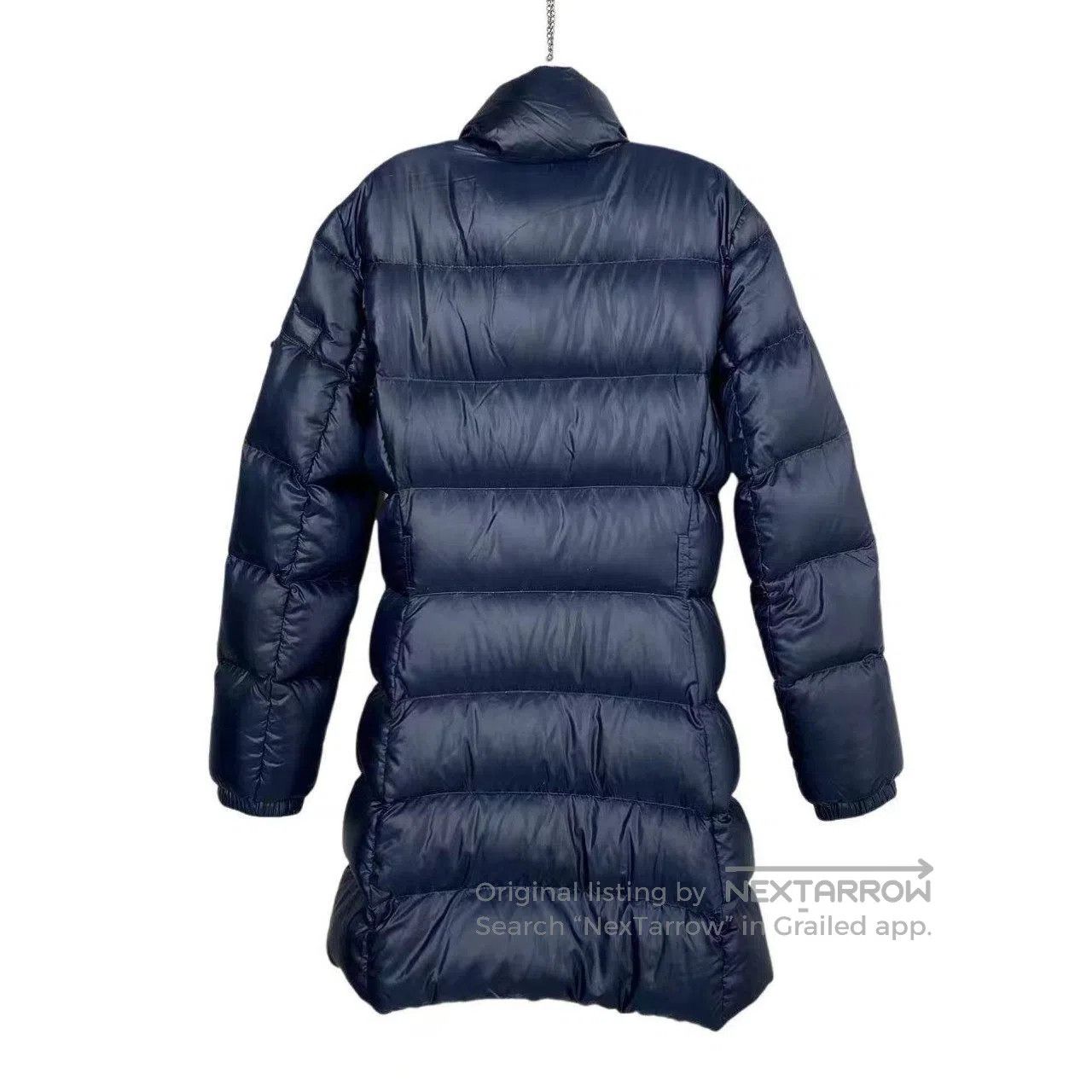 Prada Prada Blue triangle label long down jacket| Size XS / US 0-2 / IT 36-38 - 2 Thumbnail