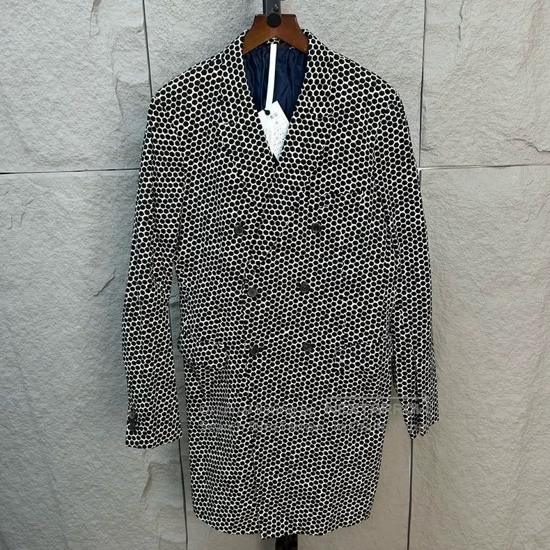 Jil Sander Jil Sander size 50 Honeycomb full print coat Size US M / EU 48-50 / 2 - 1 Thumbnail