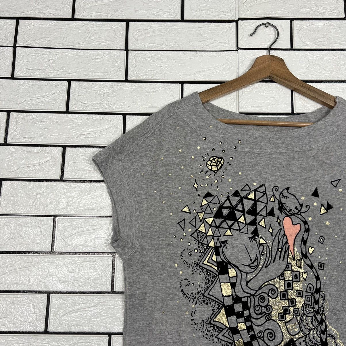 Tsumori Chisato TSUMORI CHISATO Designer Artwork Graphic Sweater #4192-C190 Size M / US 6-8 / IT 42-44 - 5 Thumbnail