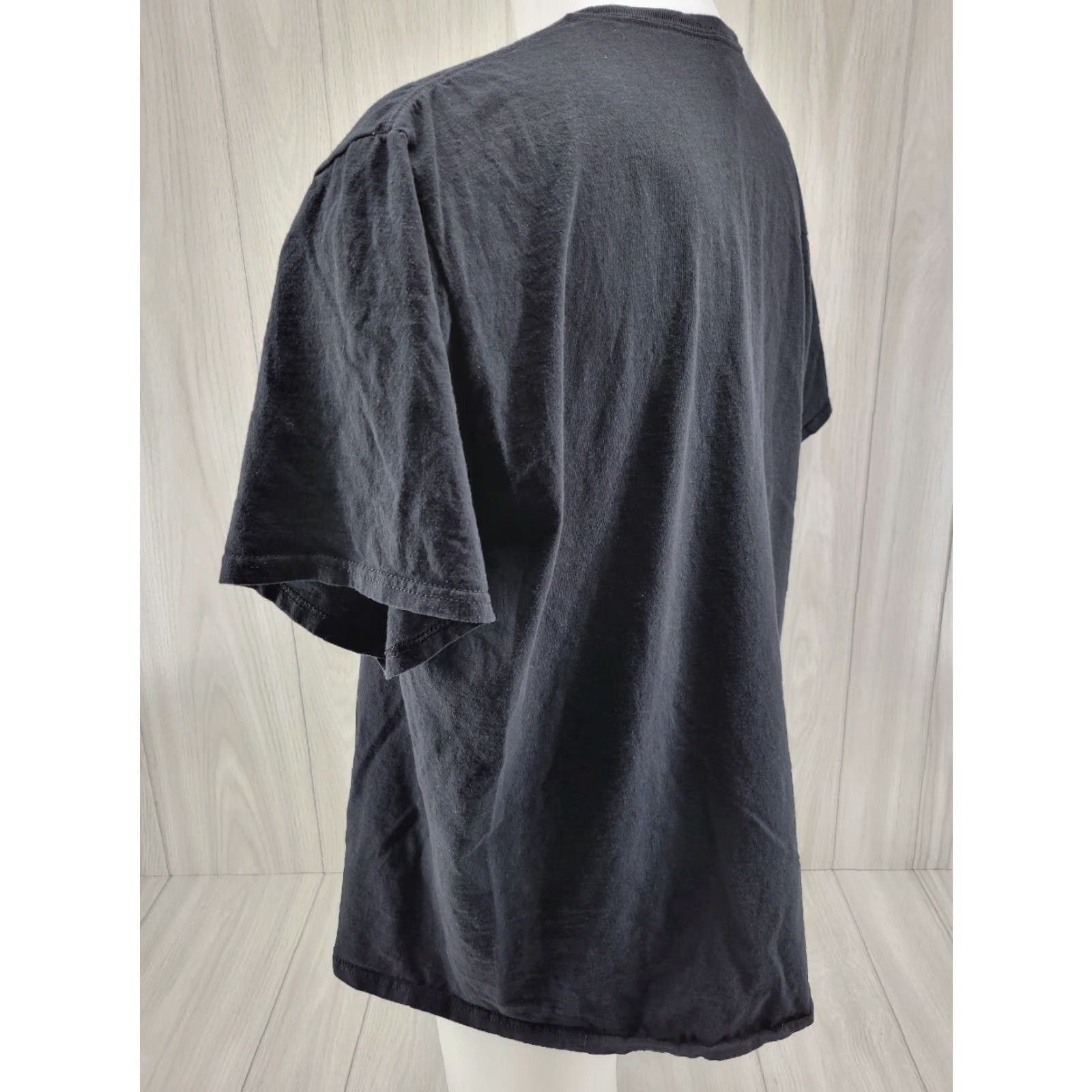 Vintage Demon Slayer T-Shirt Men 2XL Black Cotton Short Sleeve Crew Neck Logo Printed Japanese Manga Graphic Size US XXL / EU 58 / 5 - 7 Thumbnail