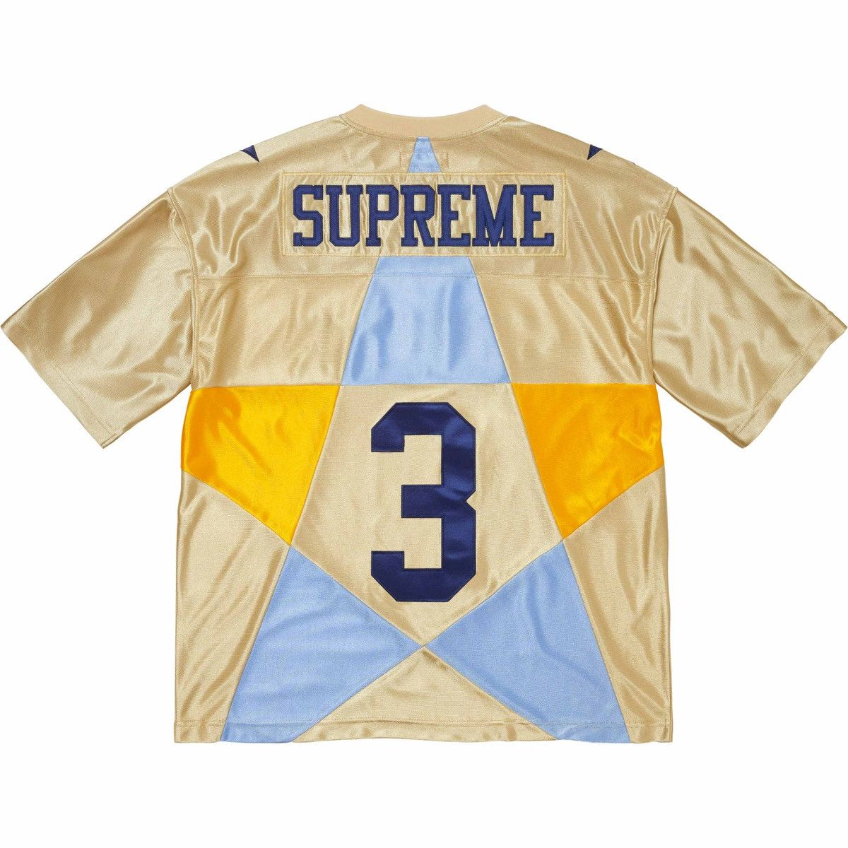 Supreme Supreme star football jersey gold NEW Medium Size US M / EU 48-50 / 2 - 2 Thumbnail
