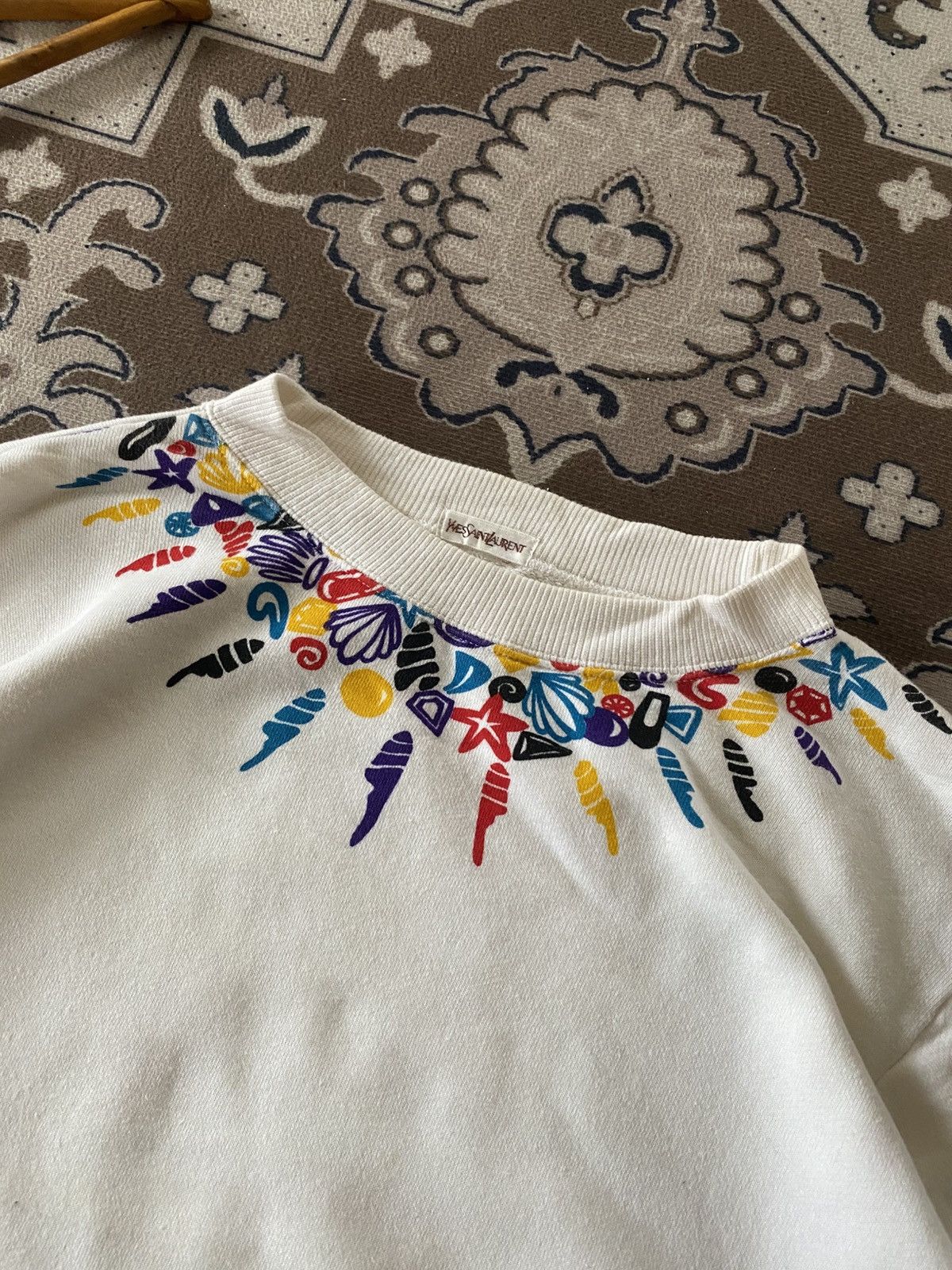 Yves Saint Laurent VINTAGE YVES SAINT LAURENT ALPHA CUBIC SWEATSHIRT Size US S / EU 44-46 / 1 - 2 Thumbnail