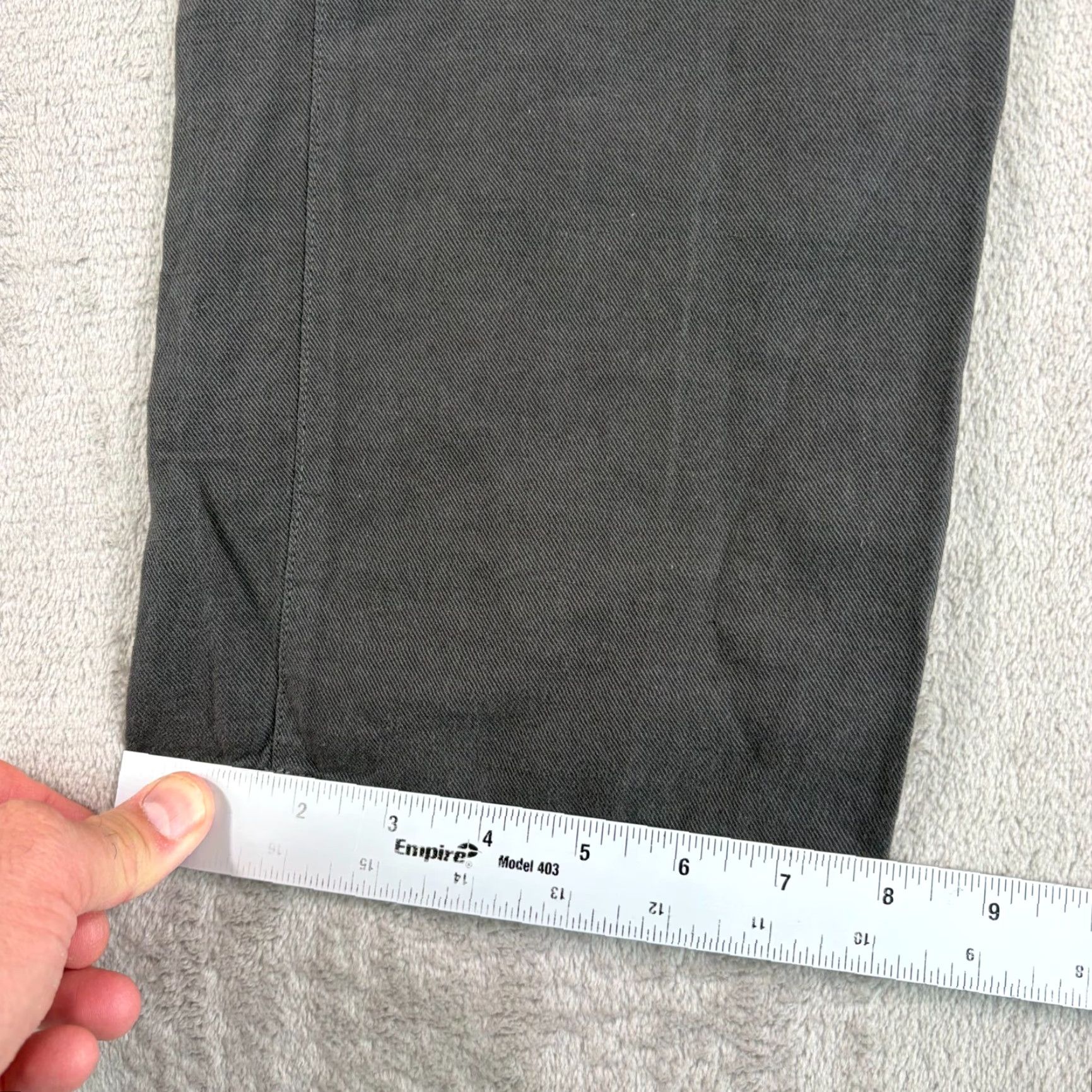 John Varvatos John Varvatos Collection Pants Men 36x34 Grey Linen Blend Dress Pants Regular Straight Modern City Rock Men 36 Regular Gray Size US 36 / EU 52 - 7 Thumbnail